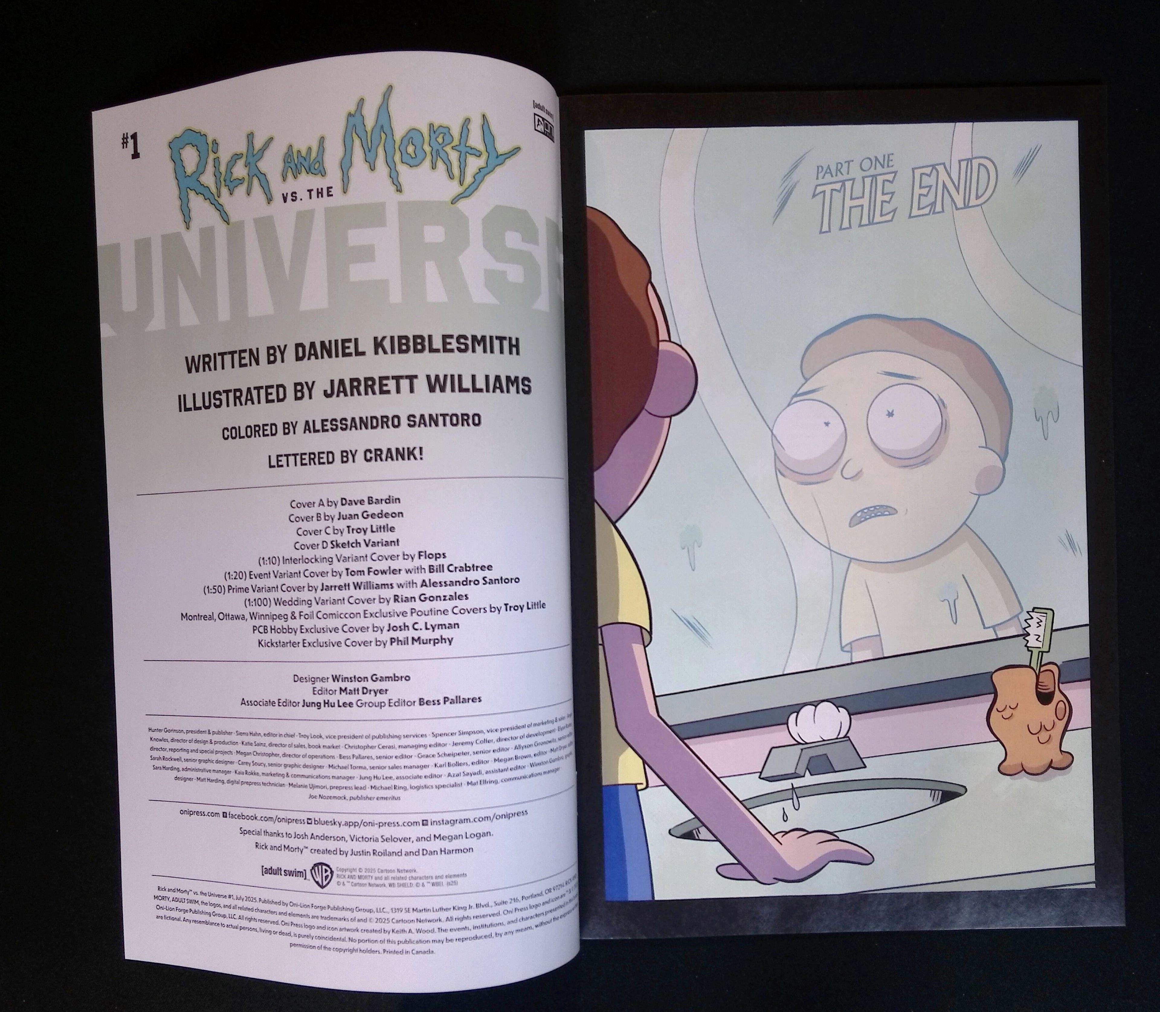 Rick and Morty vs. the Universe # 1  2024 NM