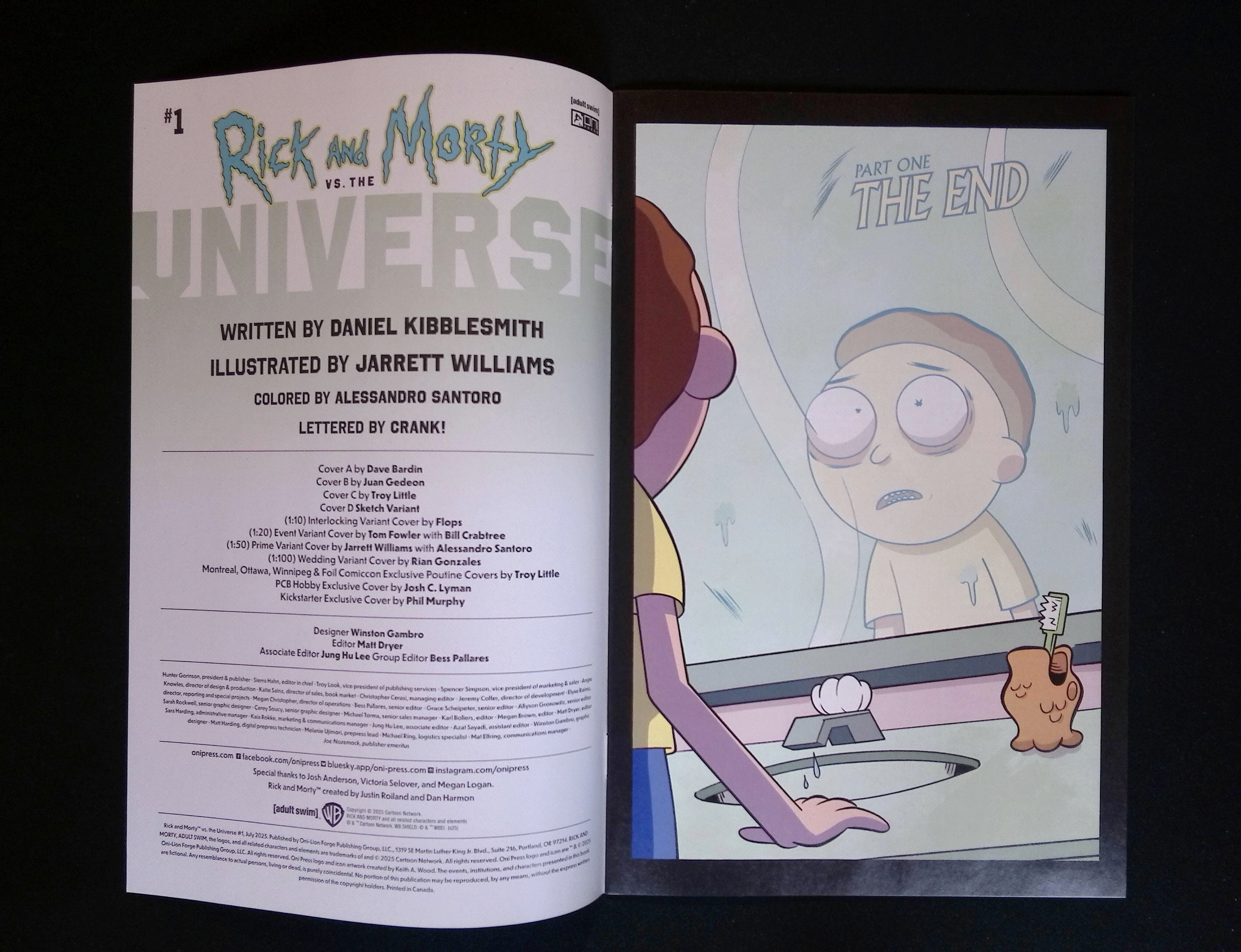 Rick and Morty vs. the Universe # 1  2024 NM