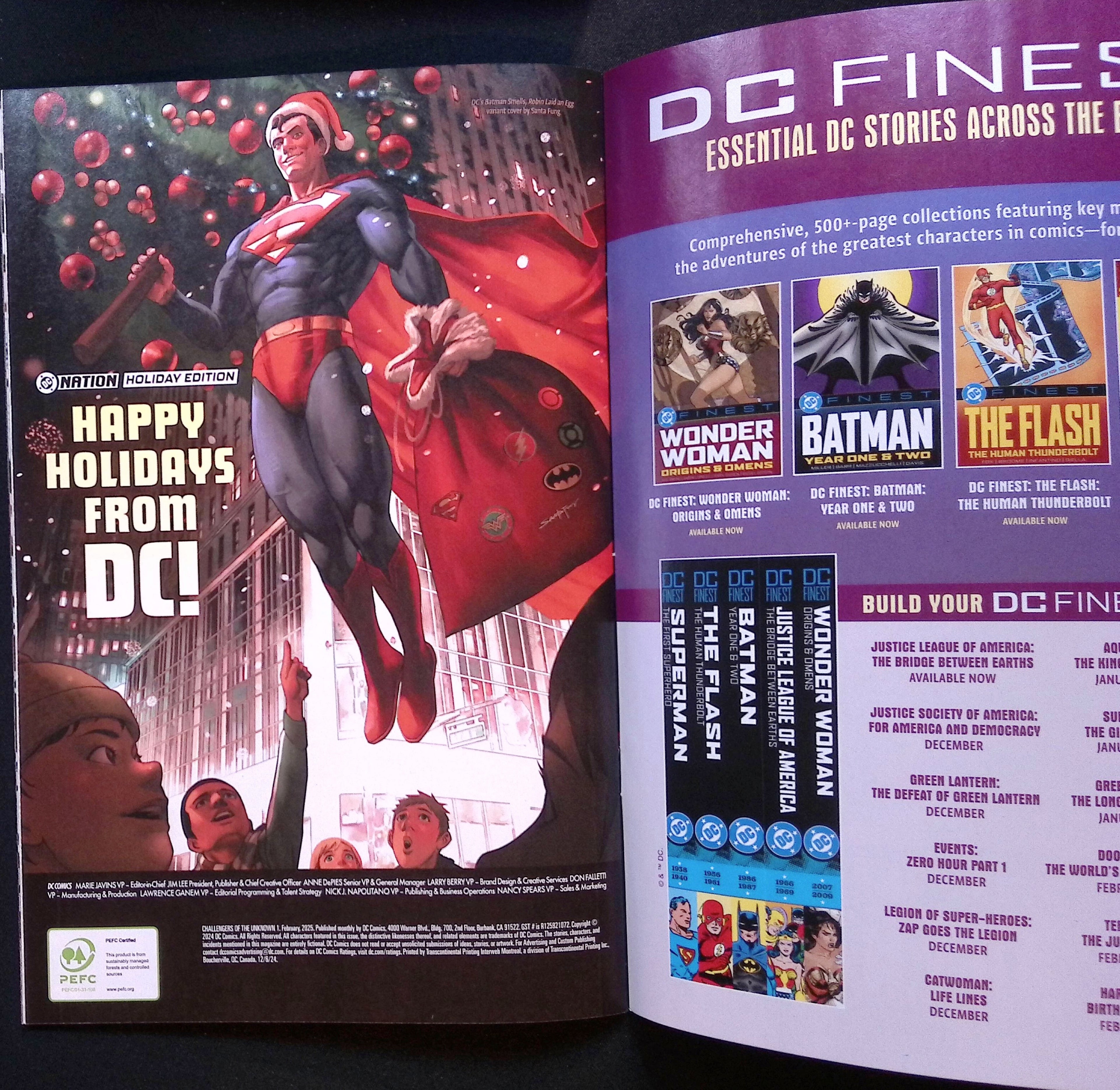 Challengers of the Unknown # 1 Melnikov Foil Variant 2025 NM