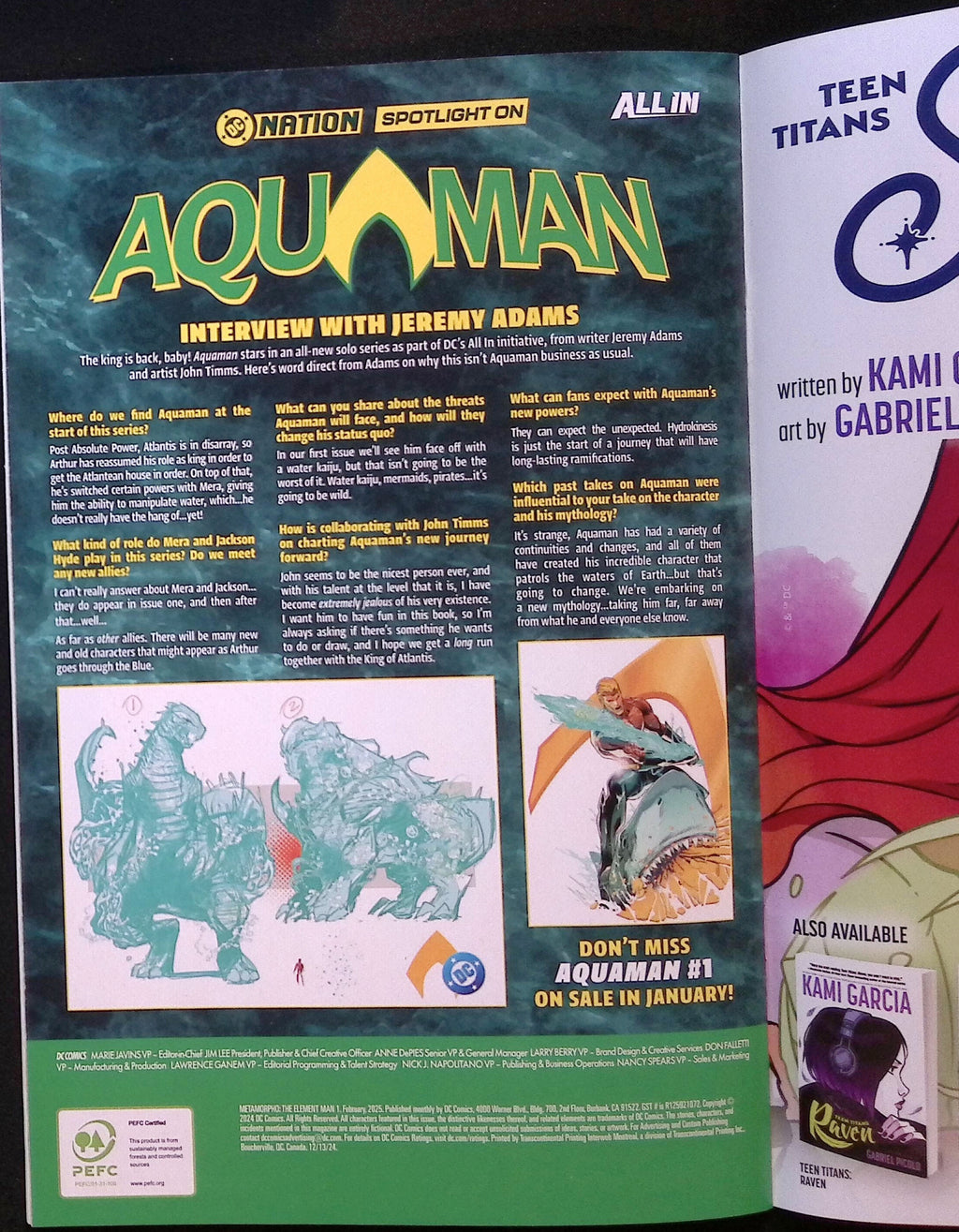 Metamorpho: The Element Man # 1 Ossio Foil 2024 NM