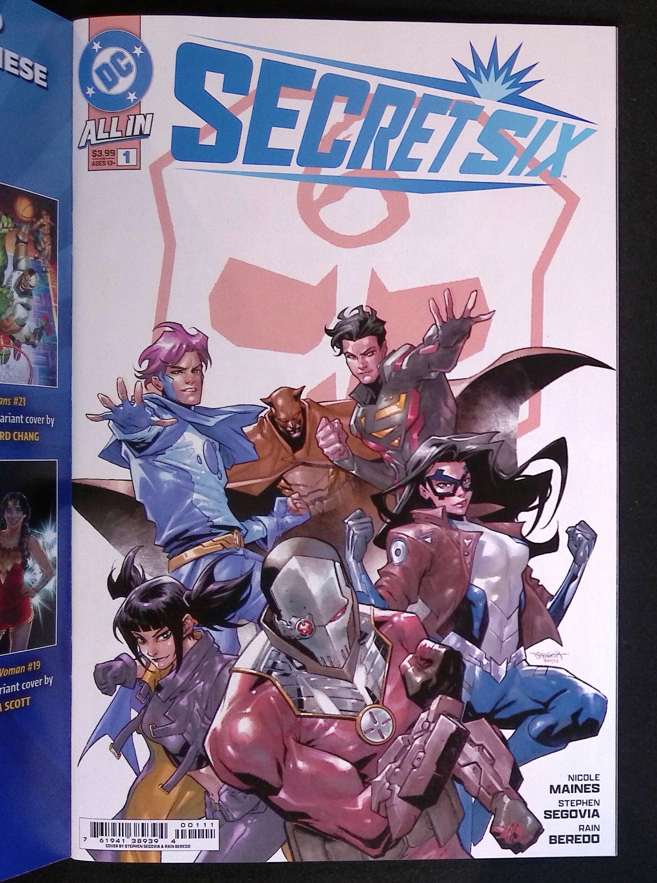 Secret Six # 1 Ossio Foil 2025 NM