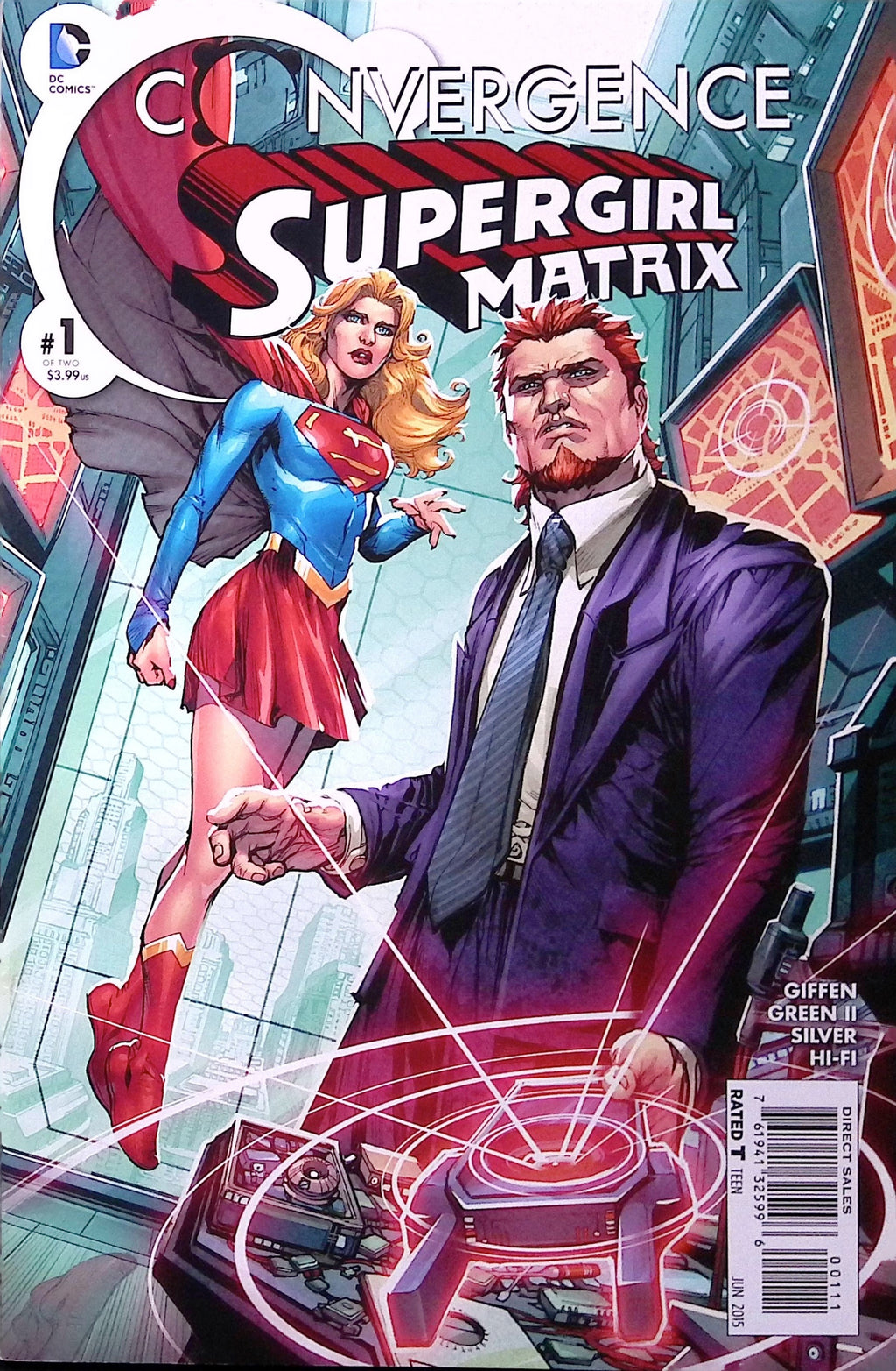 Convergence: Supergirl: Matrix # 1 2015 VF/NM