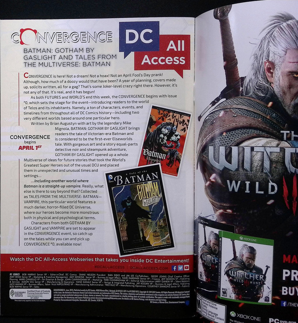 Convergence # 0 Daniel Variant 2015 NM-