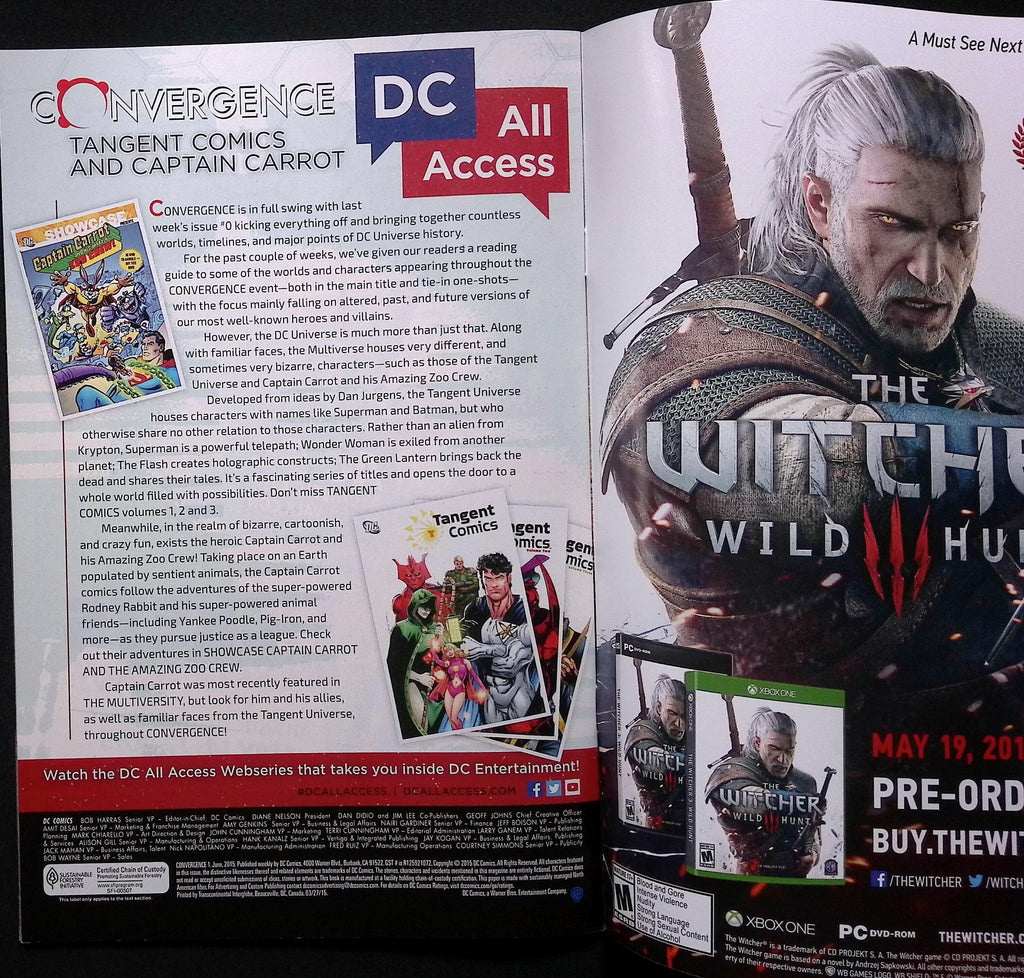 Convergence # 1 Dainel Variant 2015 NM-