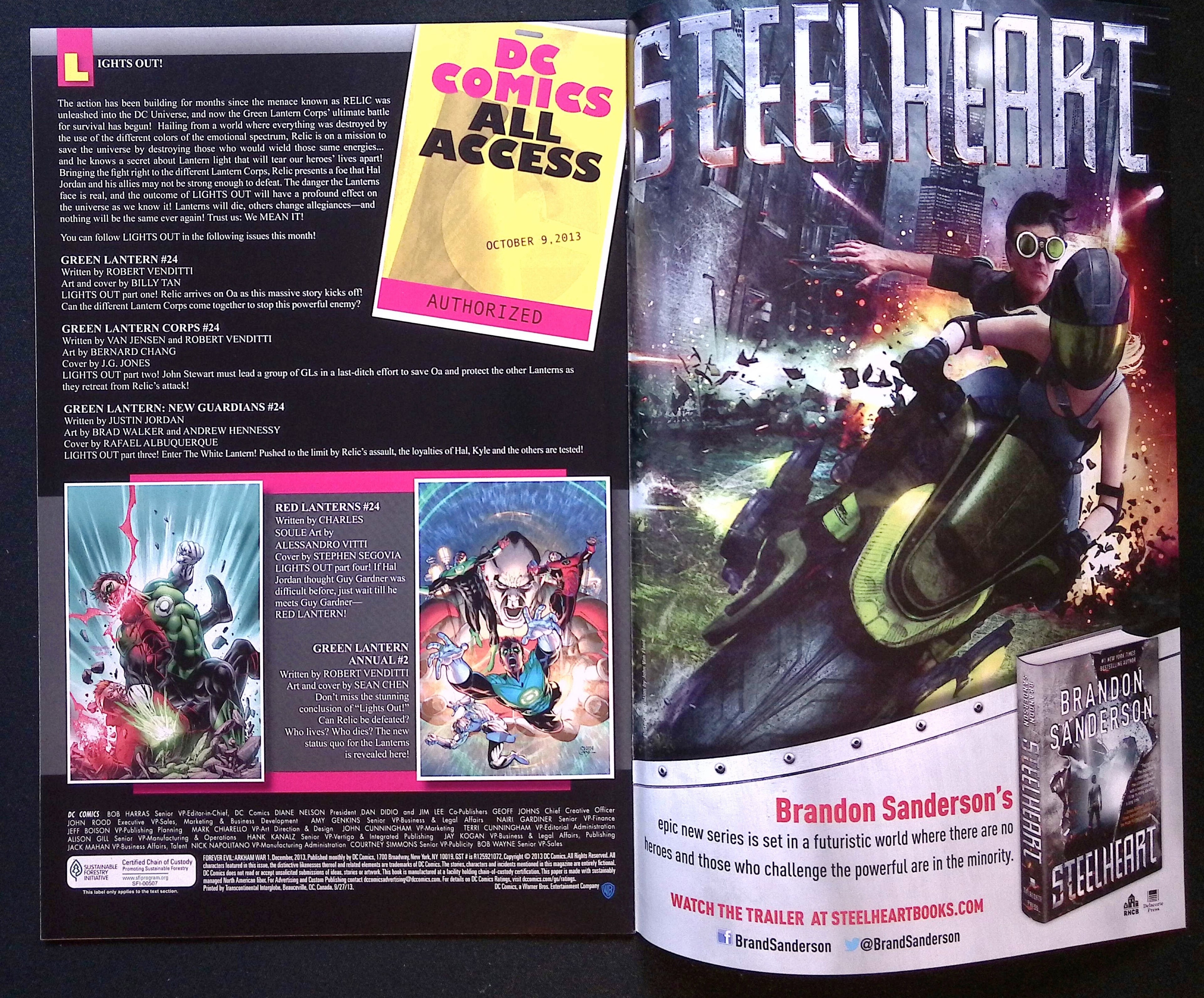 Forever Evil: Arkham War #1 2013 NM-