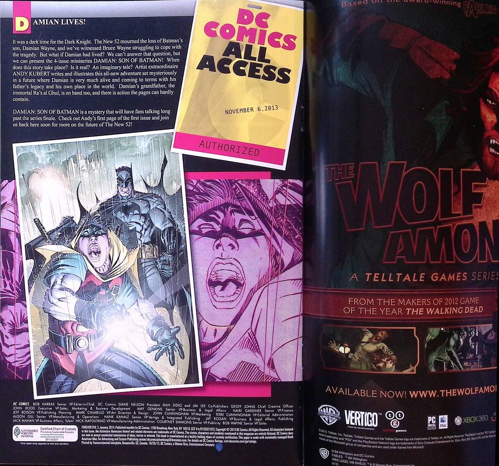 Forever Evil #3 2013 NM-