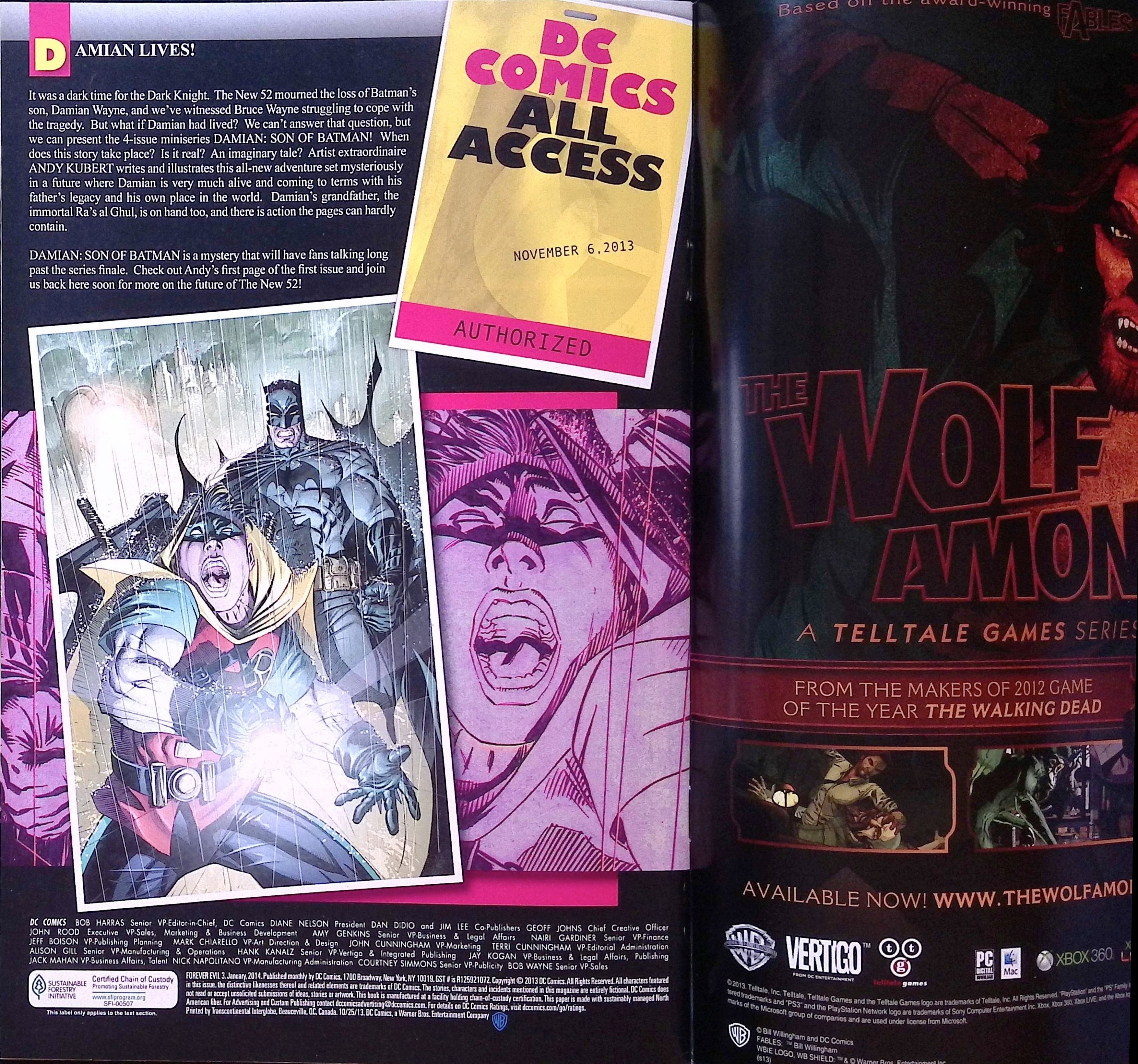 Forever Evil #3 2013 NM-