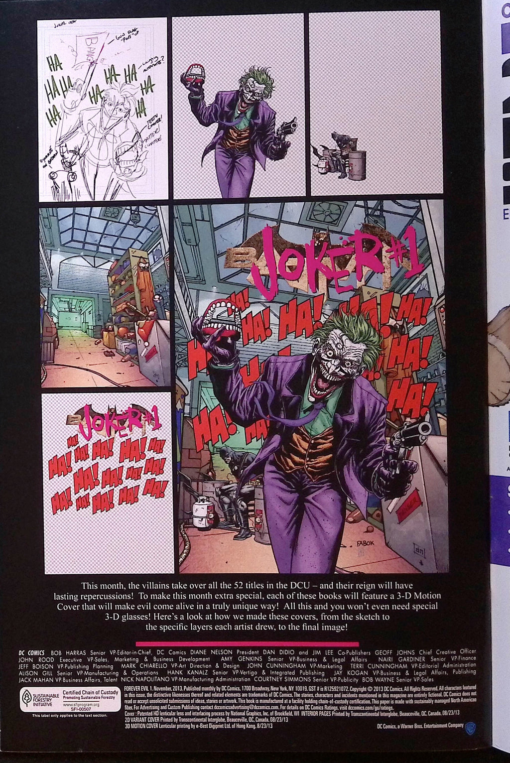 Forever Evil # 1 2013 NM-