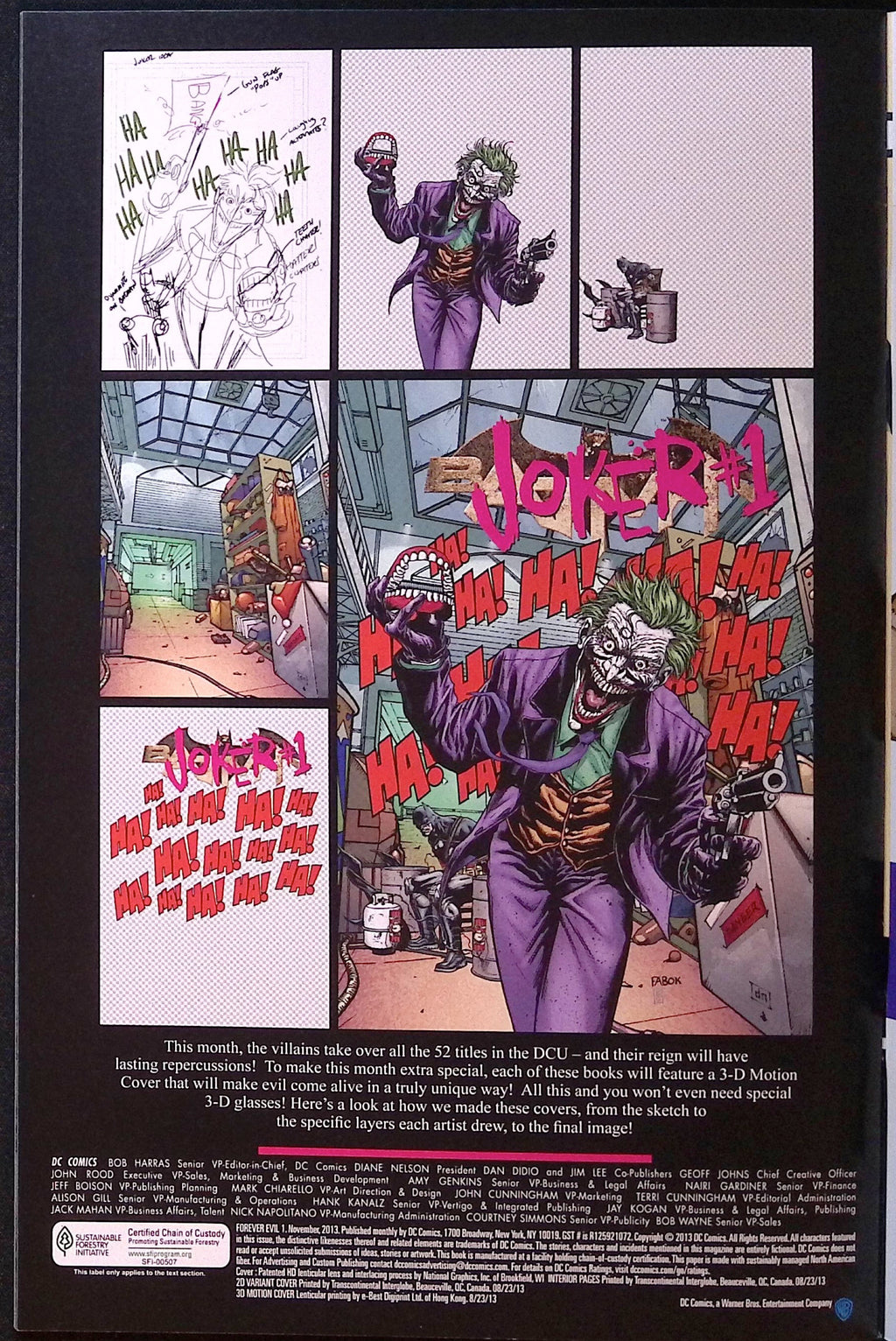 Forever Evil # 1 2013 VF/NM