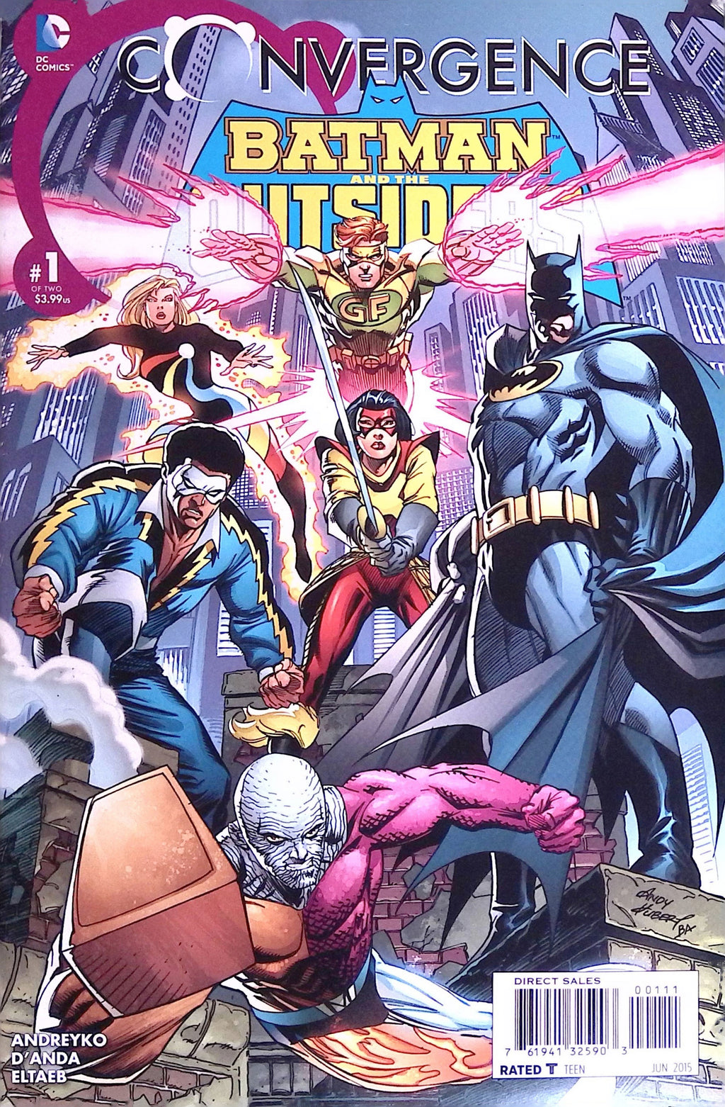 Convergence: Batman and the Outsiders #1 2015 VF+