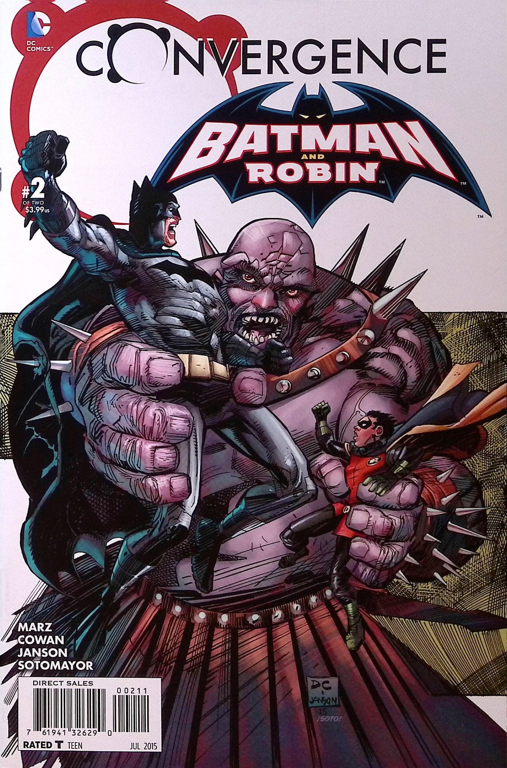 Convergence: Batman and Robin # 2 2015 NM-