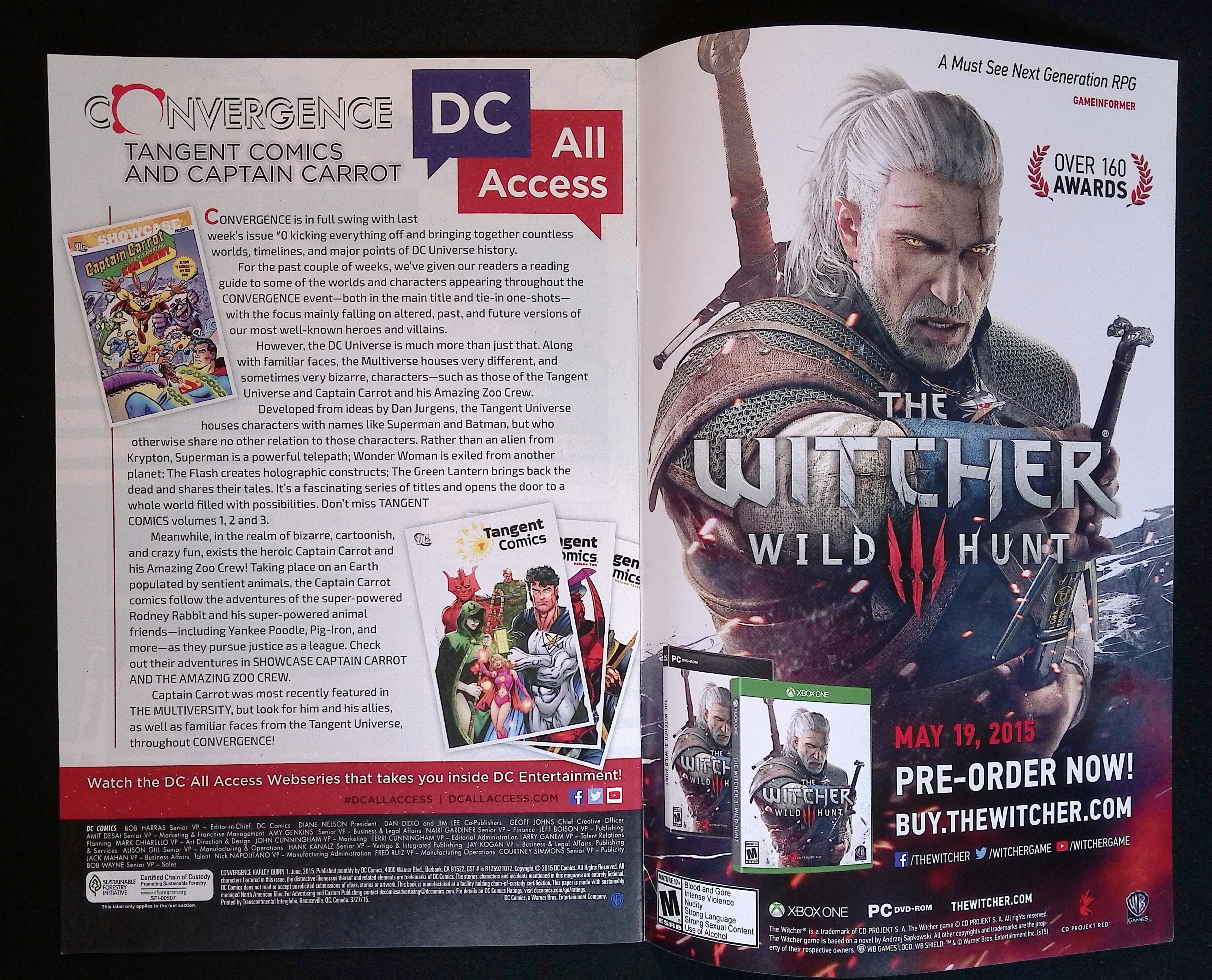 Convergence: Harley Quinn # 1 2015 VF+