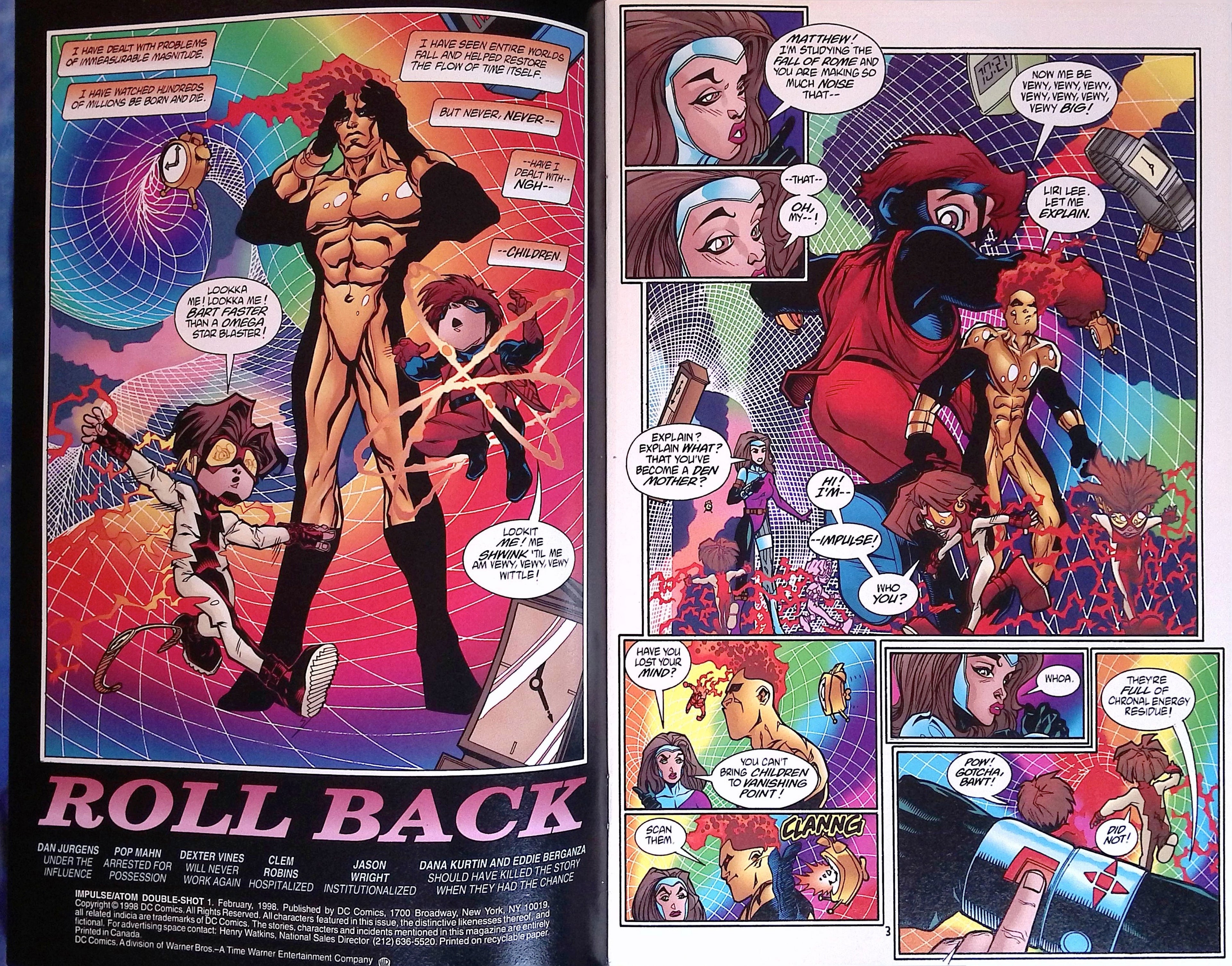 Impulse and the Atom: Double Shot # 1 1998 NM-