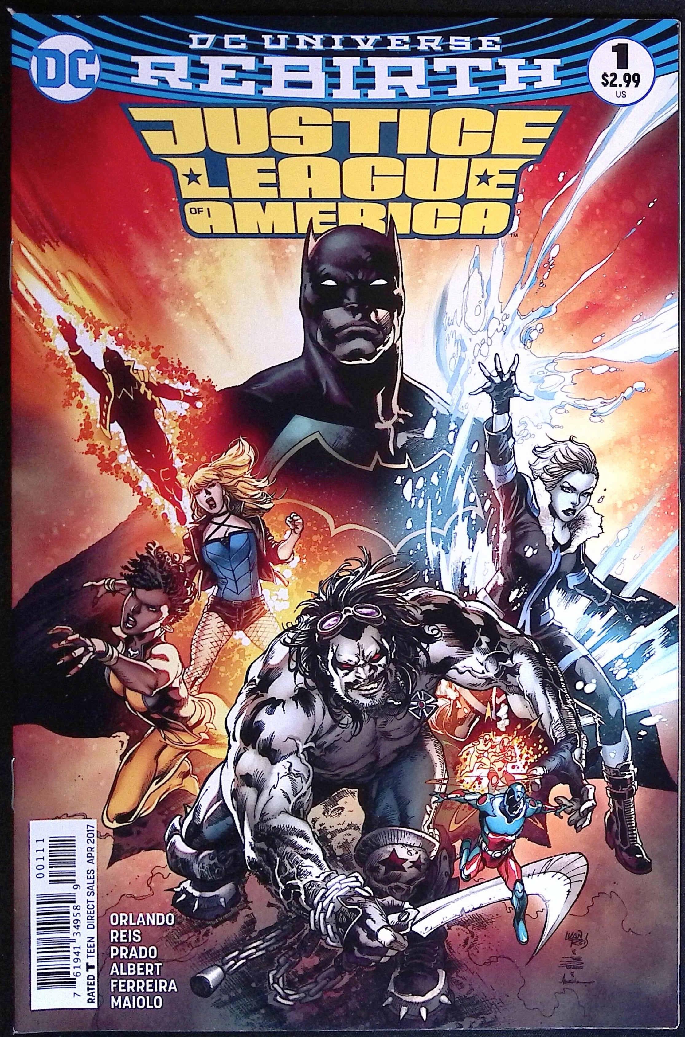 Justice League of America # 1 2017 NM-