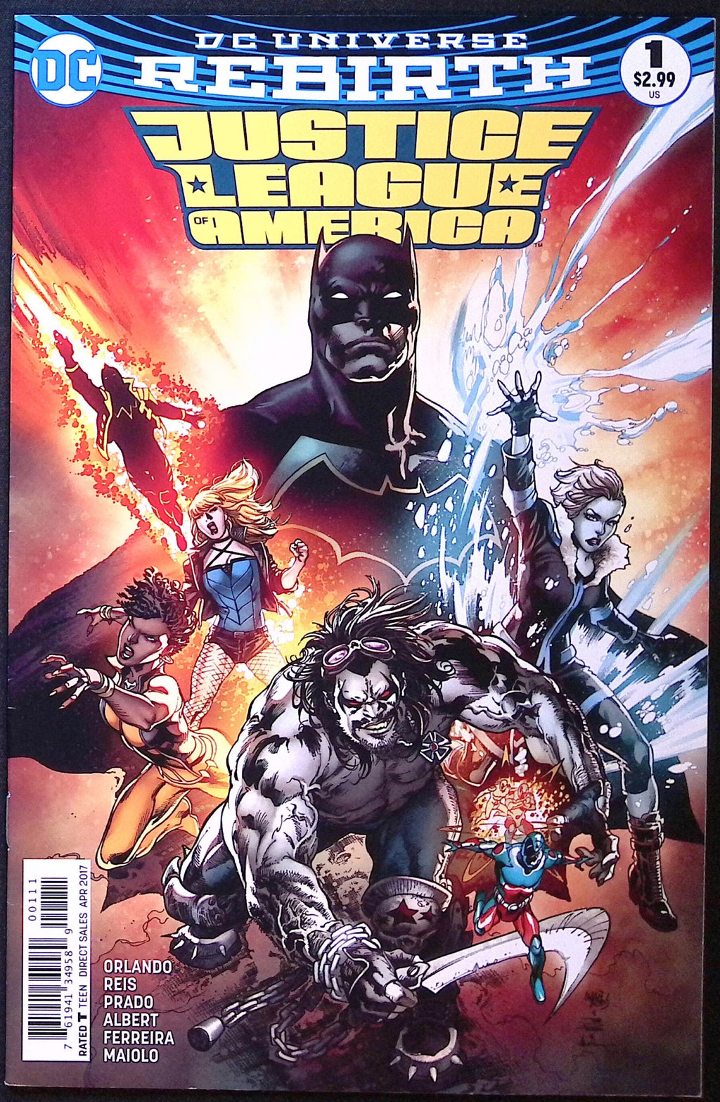 Justice League of America # 1 2017 NM-