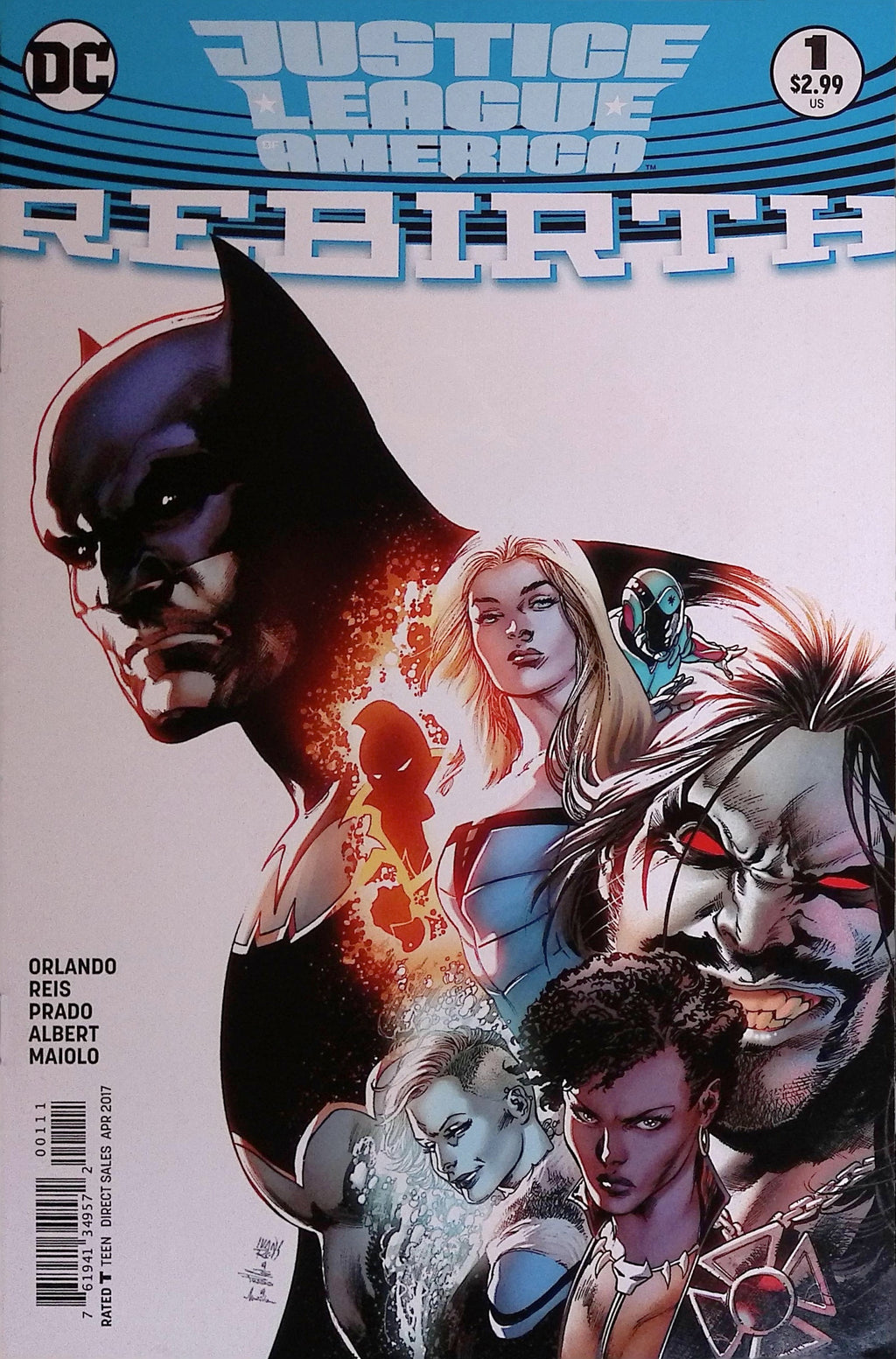 Justice League of America # 1 2017 VF/NM