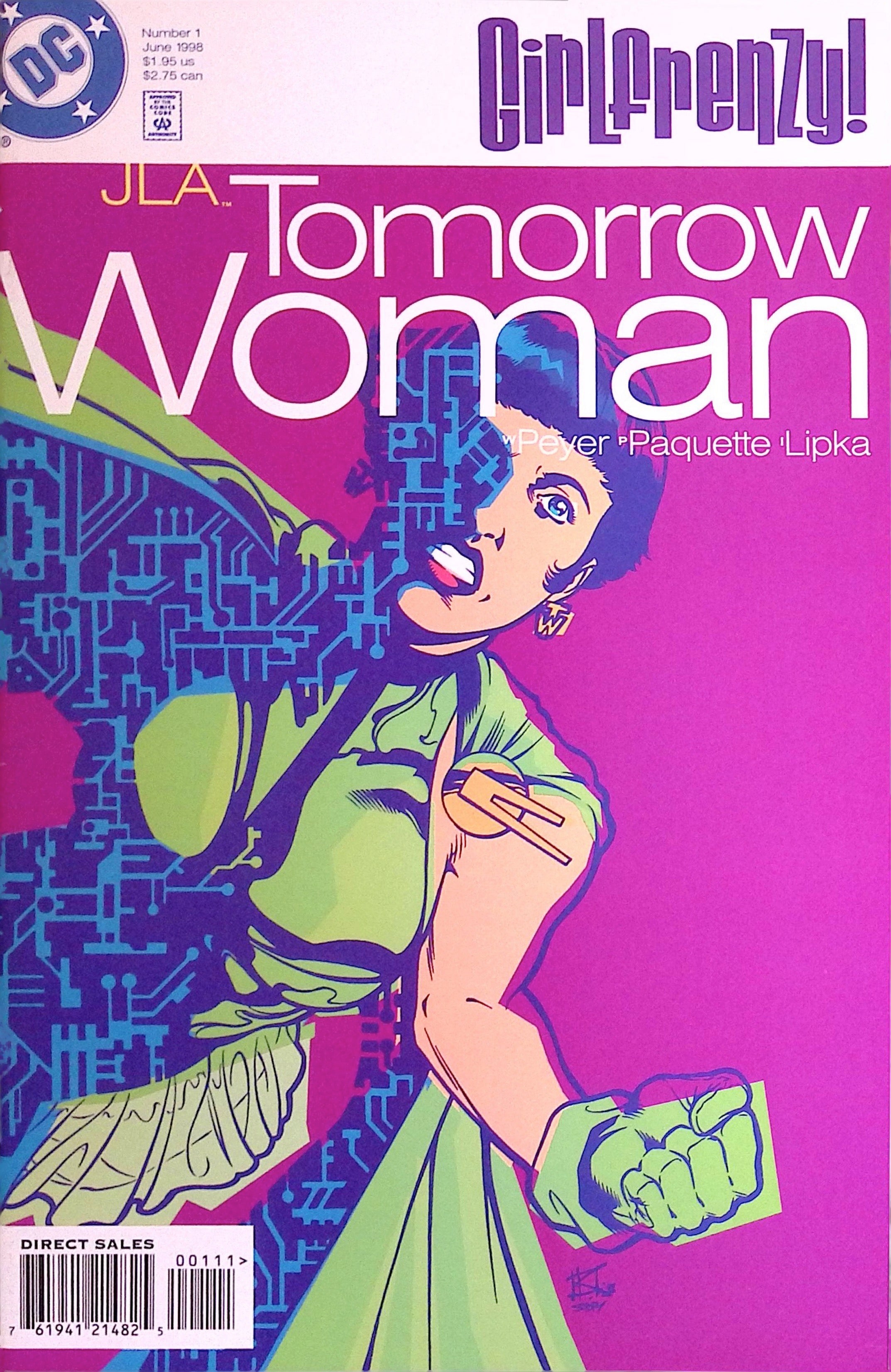 JLA: Tomorrow Woman #1 1998 NM-