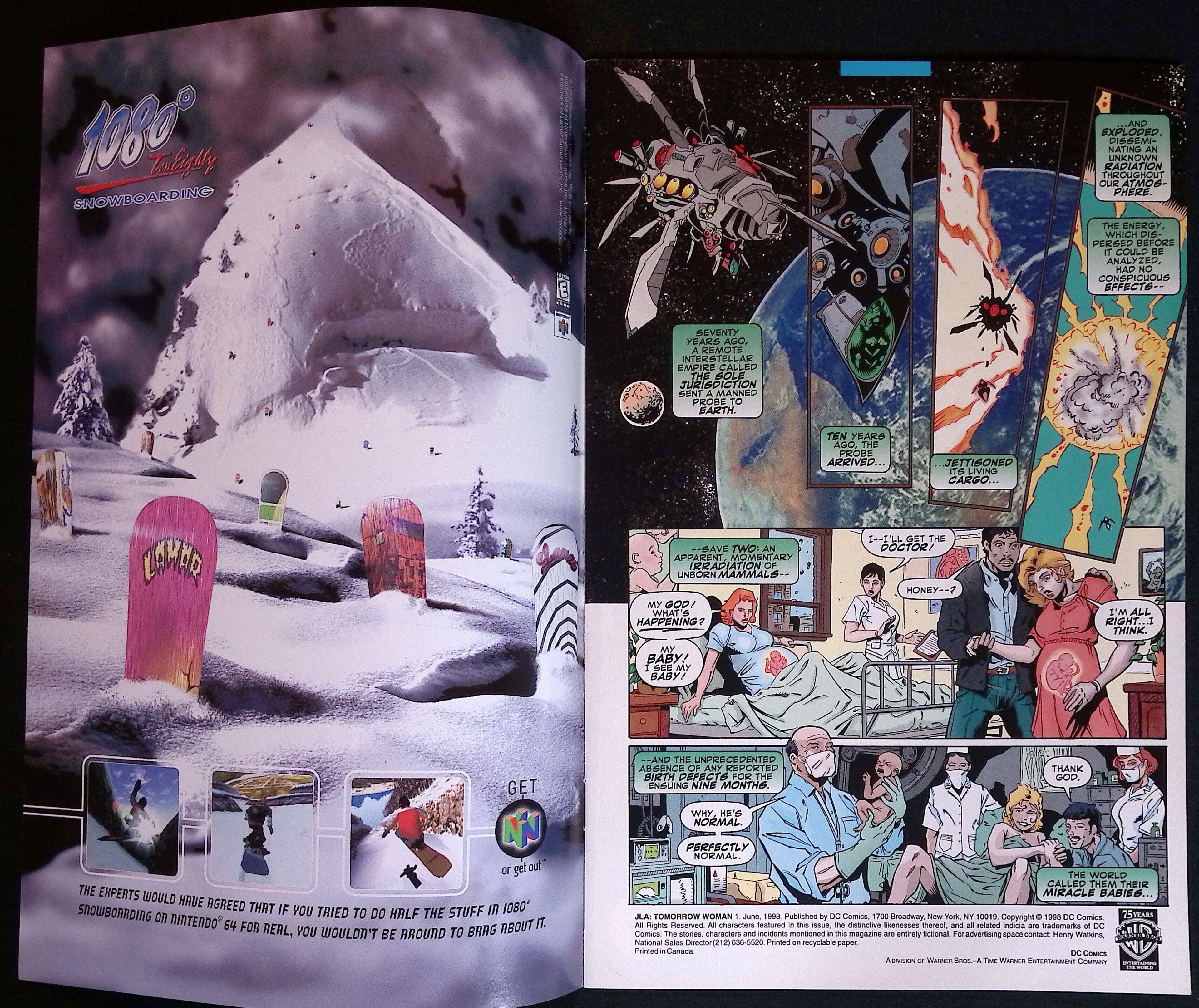 JLA: Tomorrow Woman #1 1998 NM-