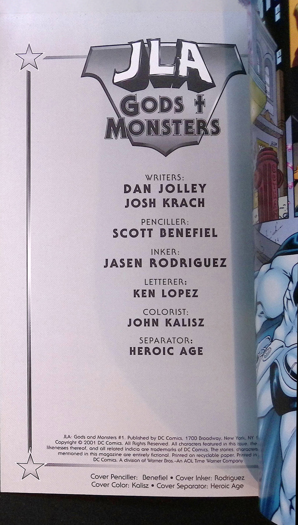 JLA: Gods and Monsters #1 VF/NM