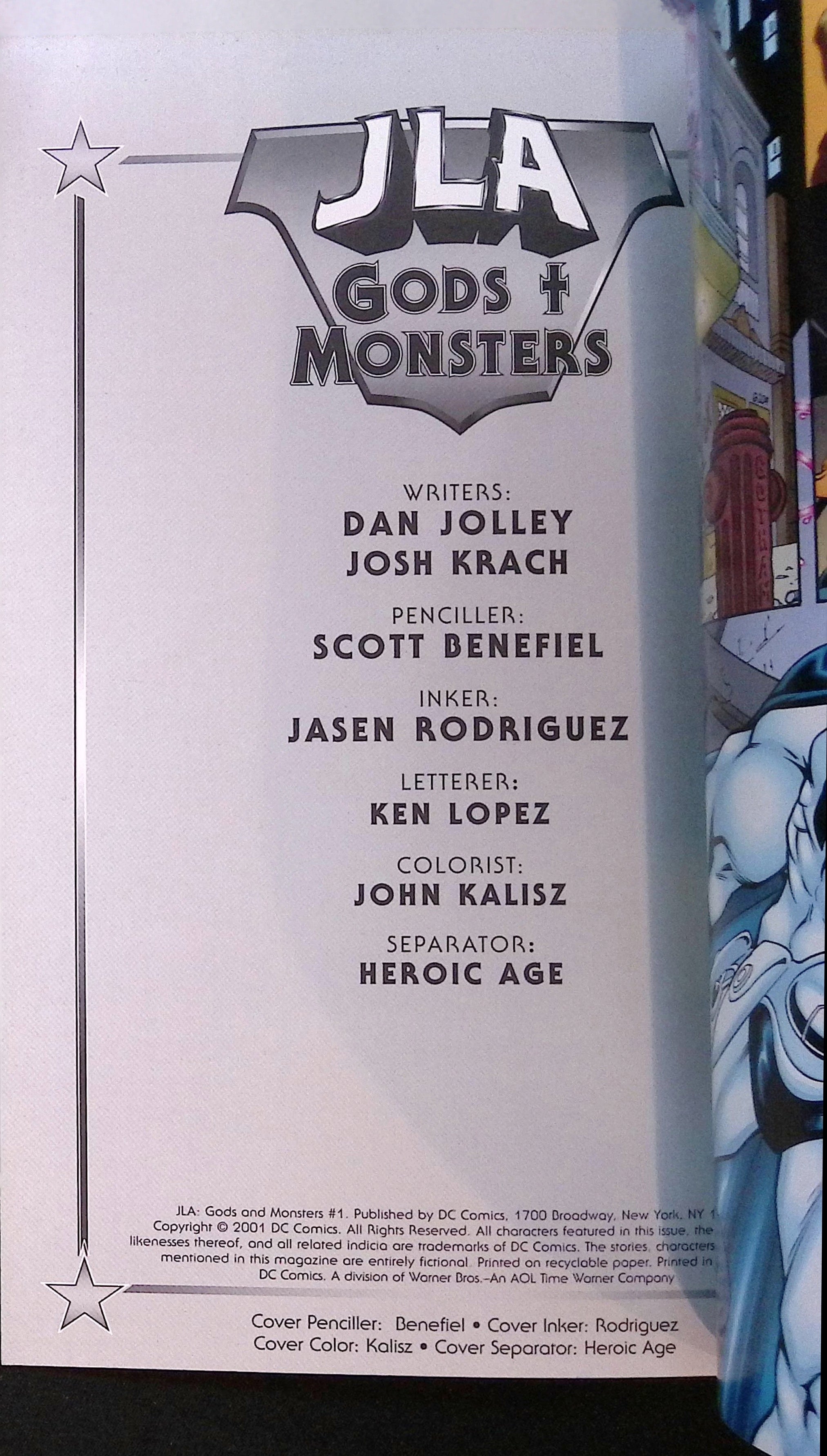 JLA: Gods and Monsters #1 VF/NM