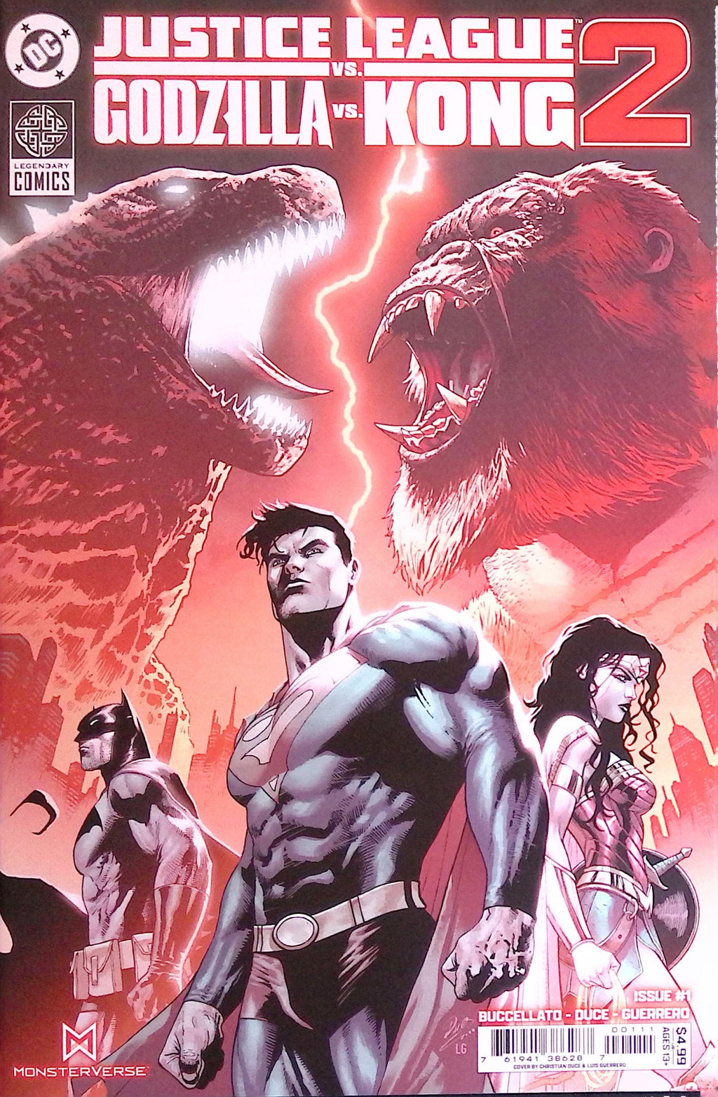 Justice League vs. Godzilla vs. Kong 2 # 1 2025 NM