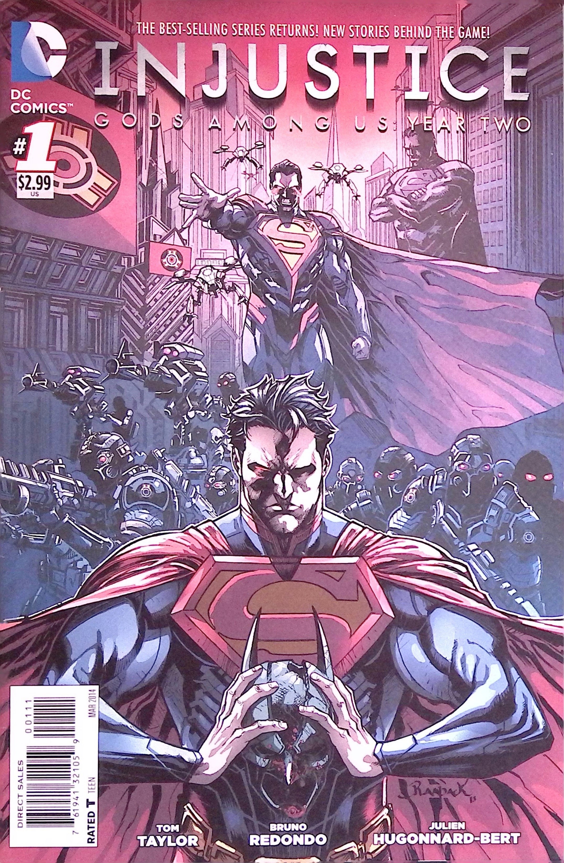 Injustice: Gods Among Us Year Two # 1 2014 VF/NM