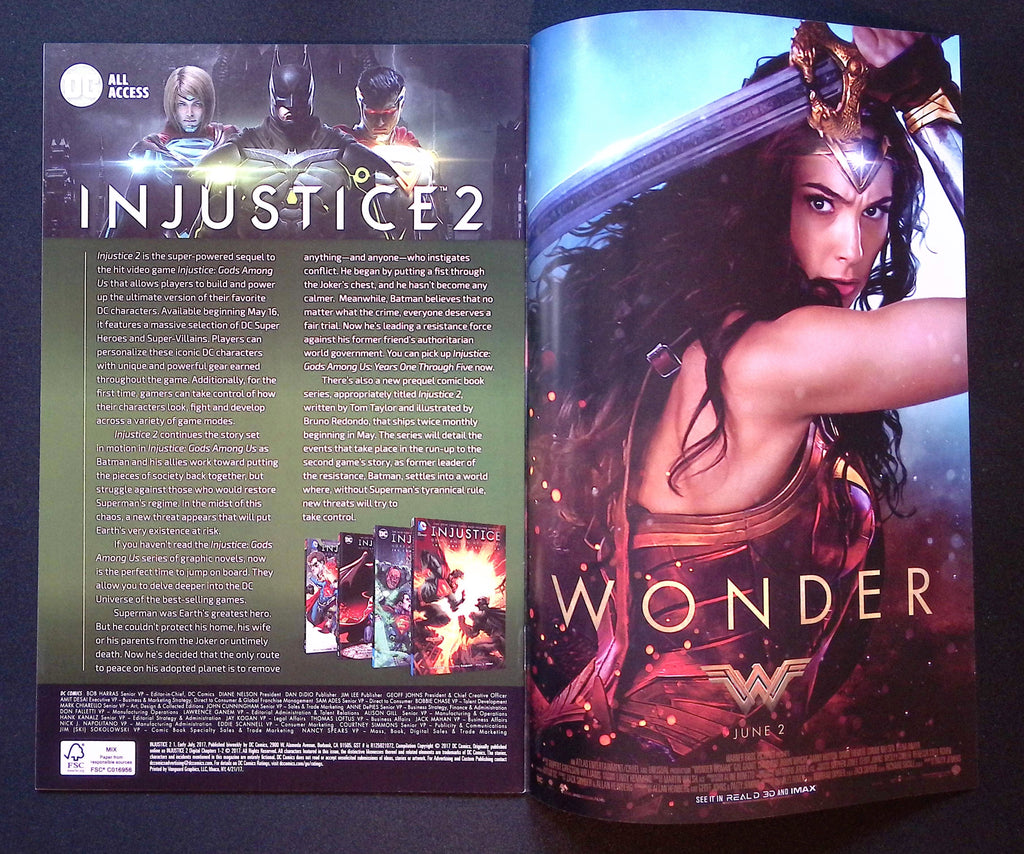 Injustice 2 # 1 2017 NM-