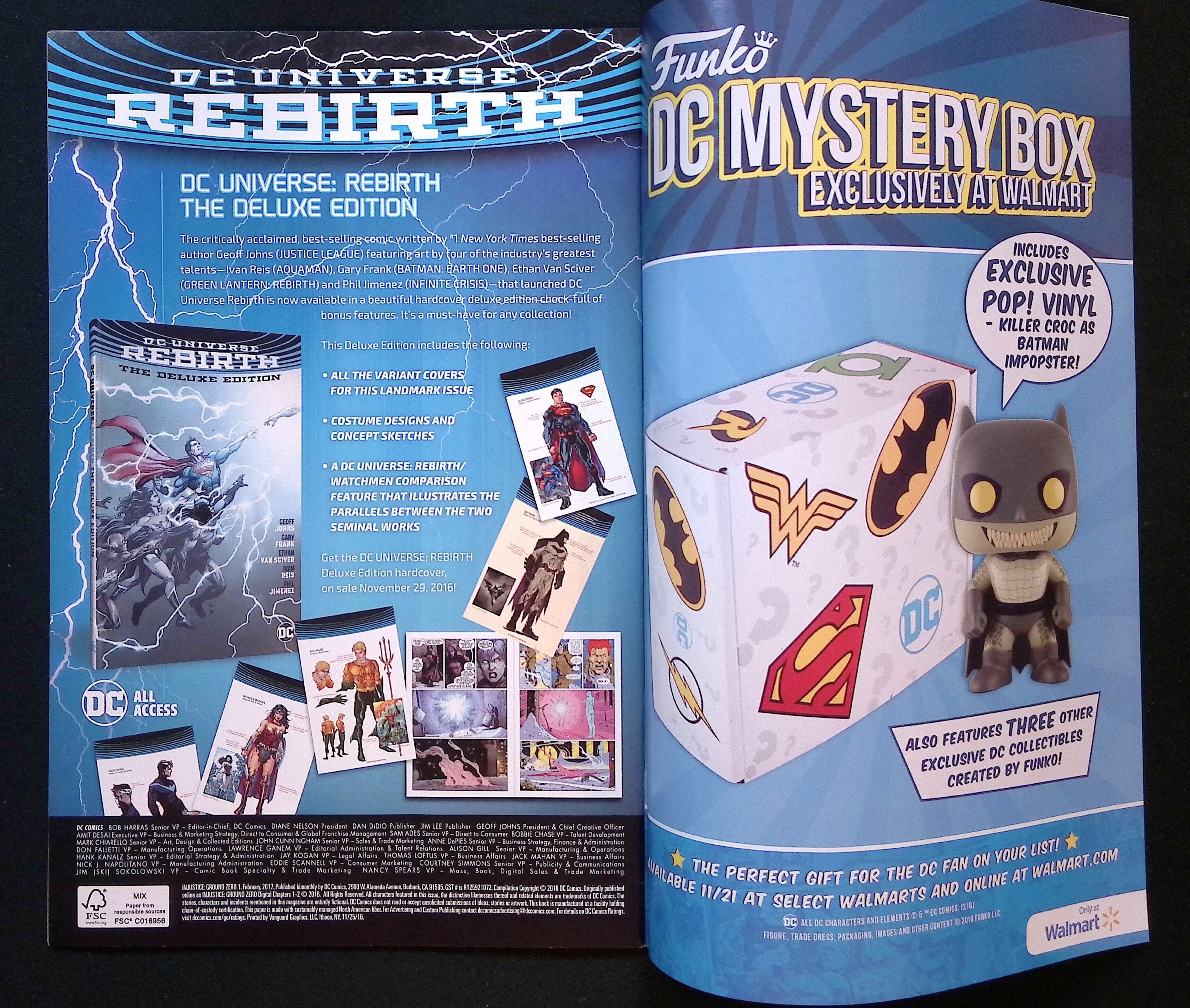 Injustice: Ground Zero # 1 2016 VF/NM