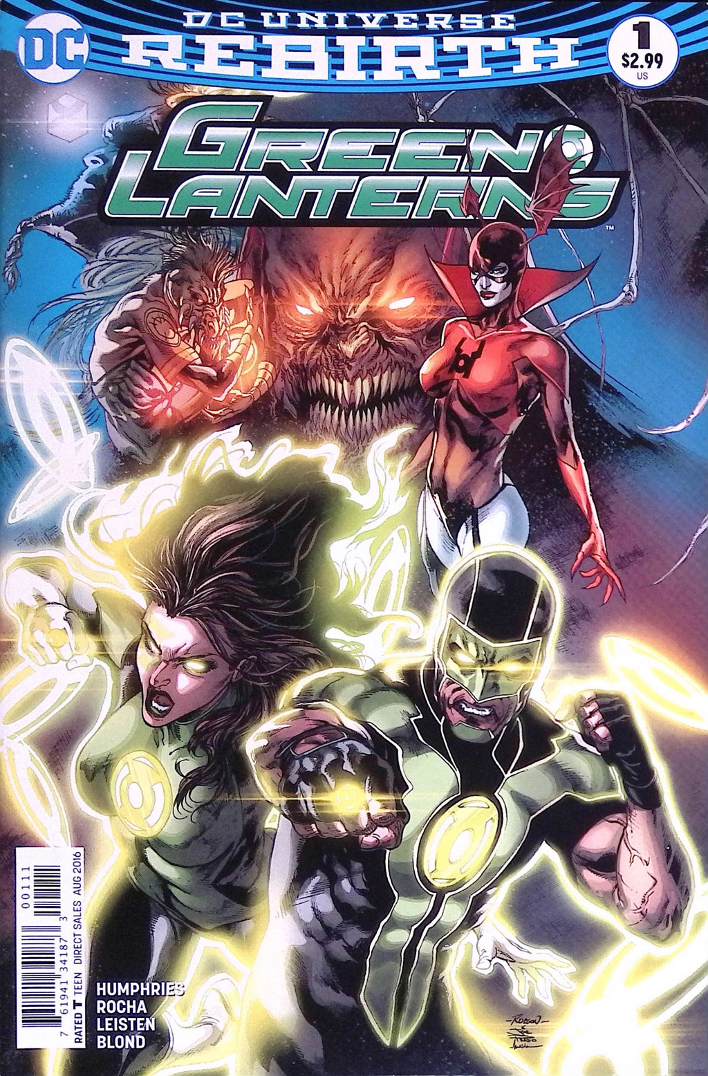 Green Lanterns # 1 2016 NM-
