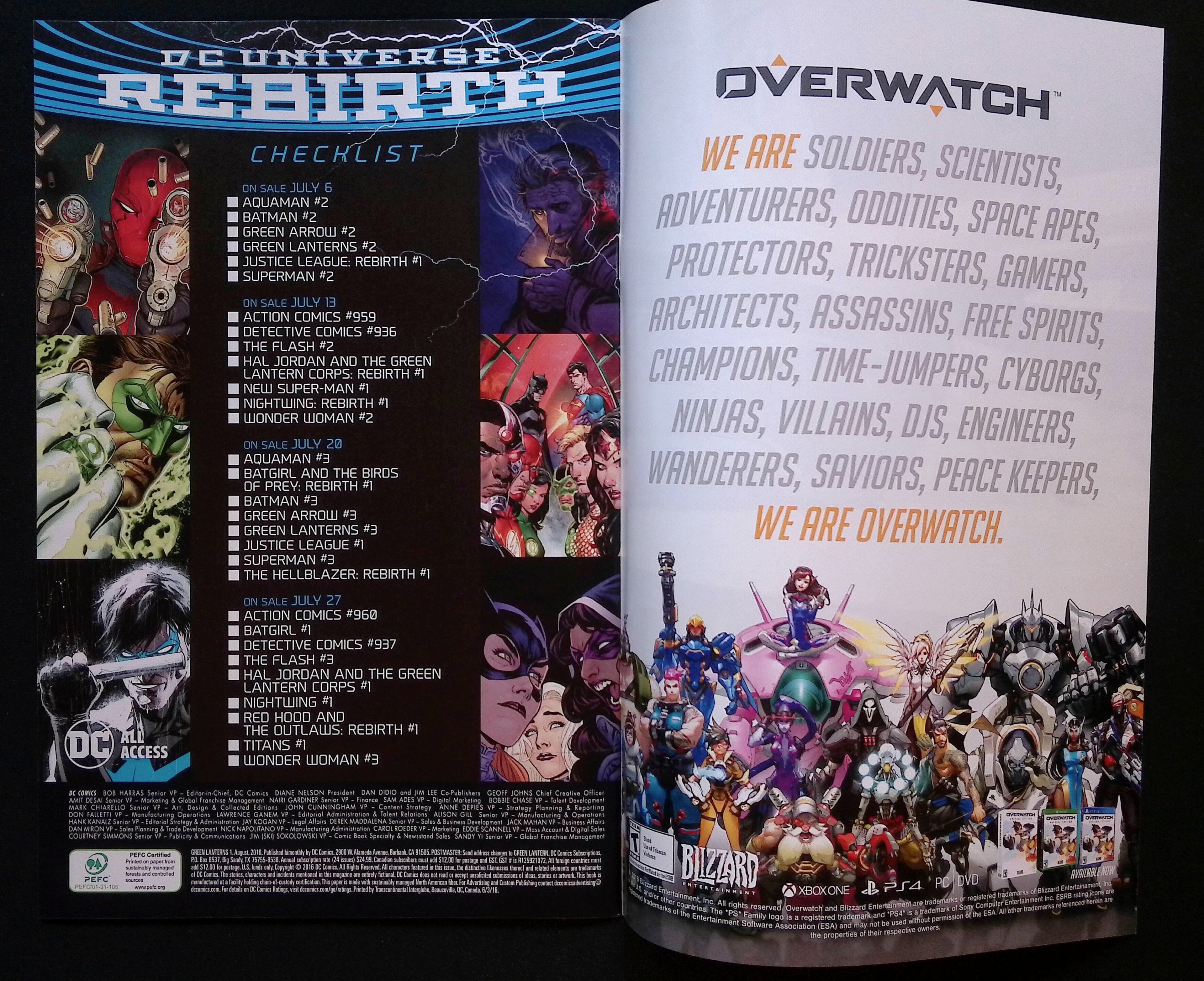 Green Lanterns # 1 2016 NM-