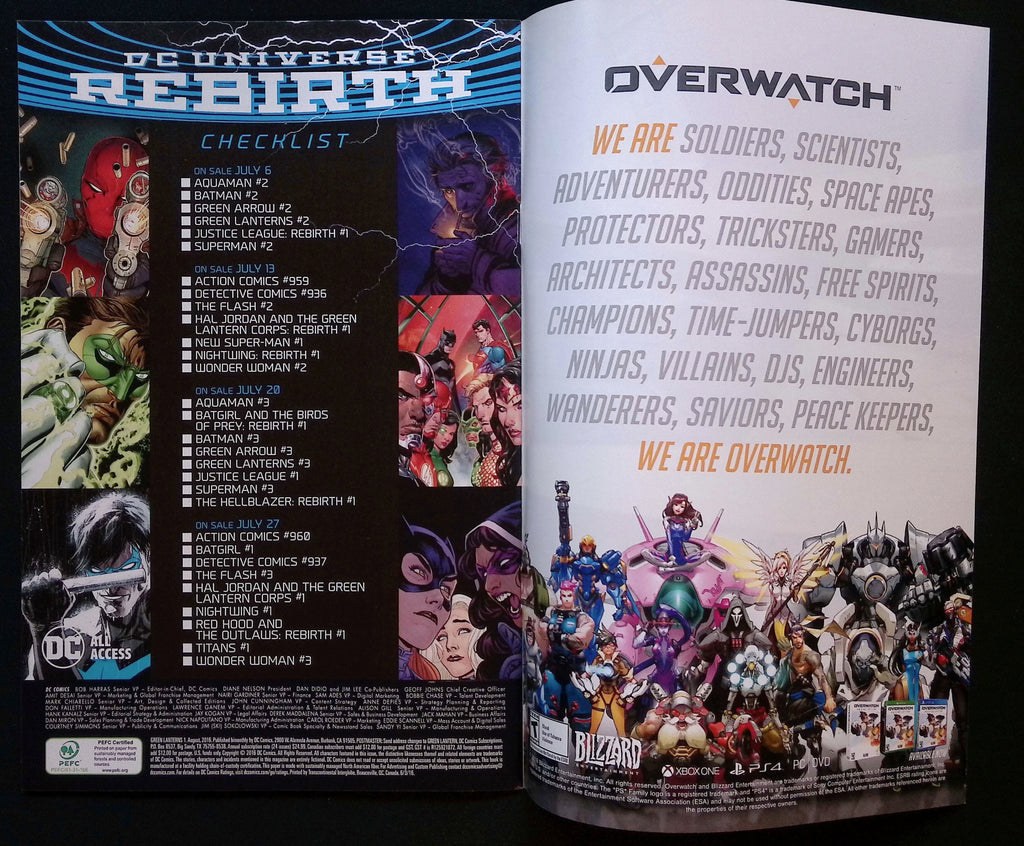Green Lanterns # 1 2016 NM-