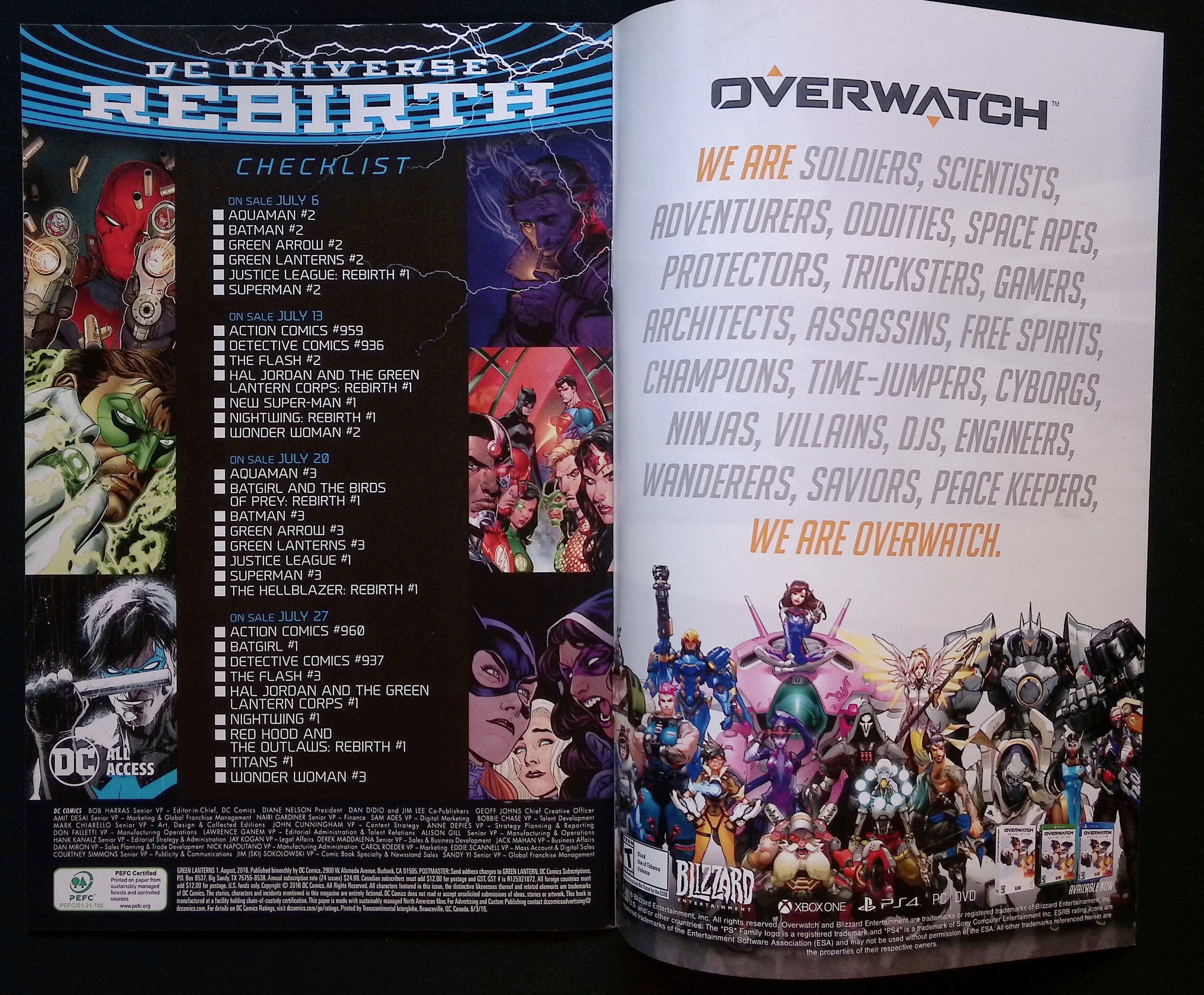 Green Lanterns # 1 2016 NM-