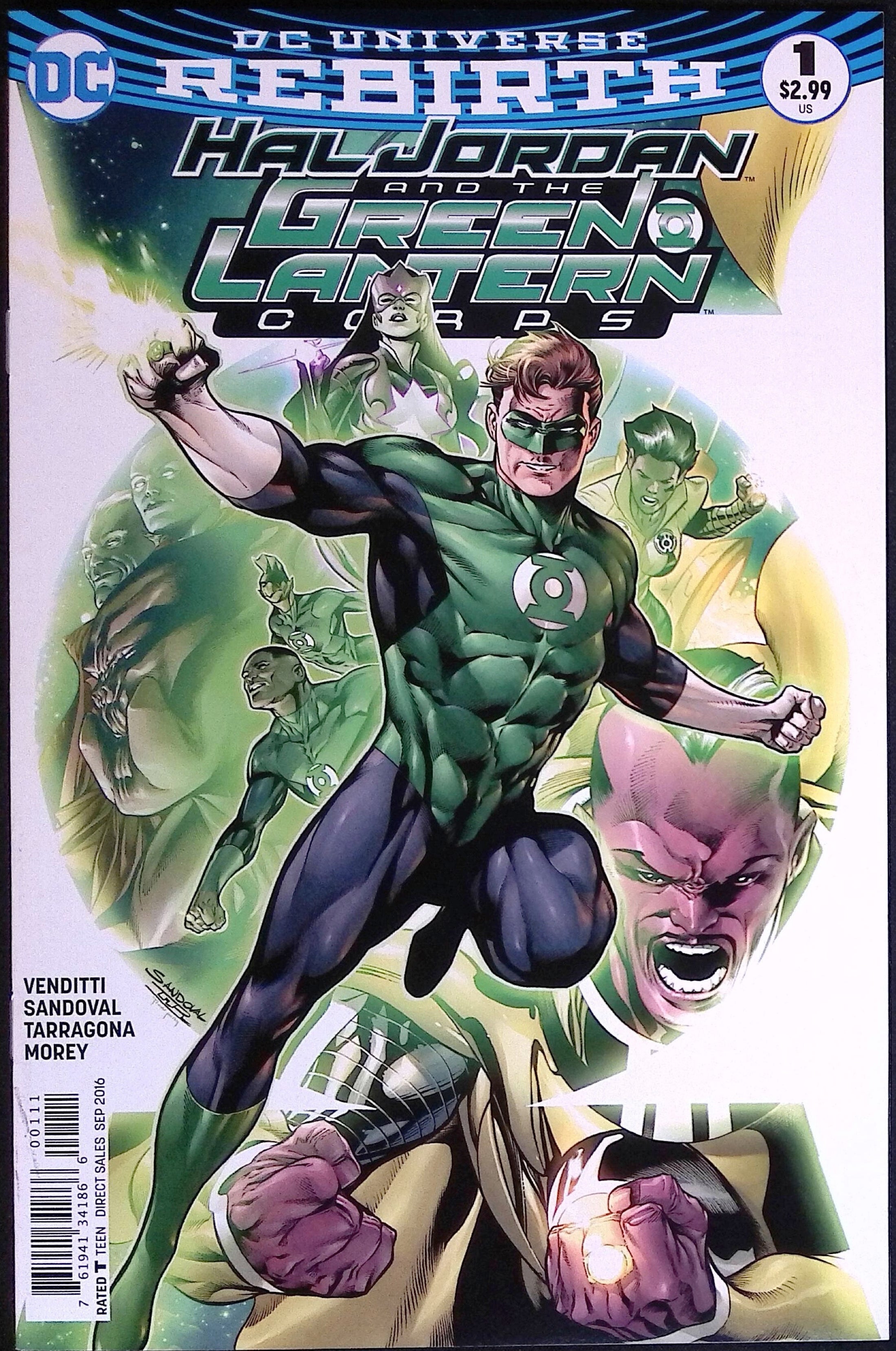 Hal Jordan and the Green Lantern Corps # 1 2016 VF/NM