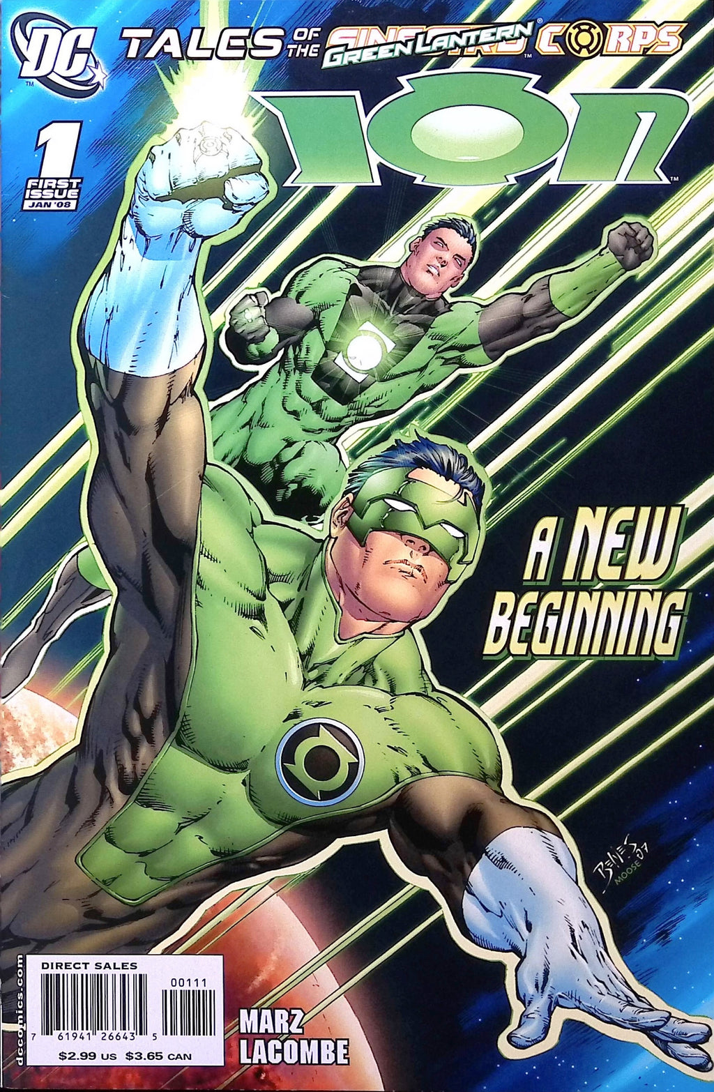 Tales of the Sinestro Corps: Ion # 1 2008 NM-