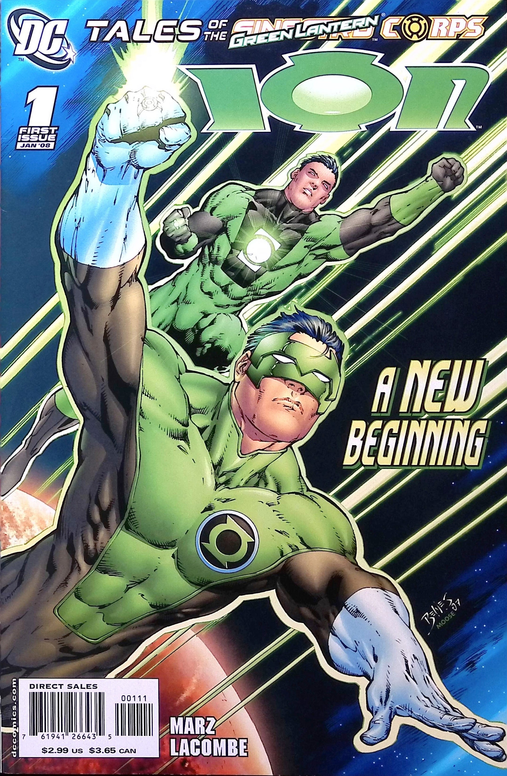Tales of the Sinestro Corps: Ion # 1 2008 NM-