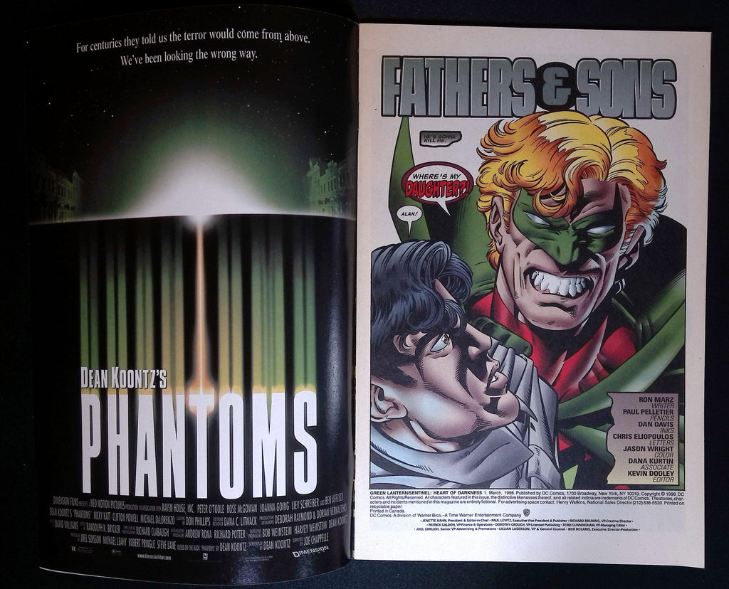Green Lantern & Sentinel: Heart of Darkness # 1 1998