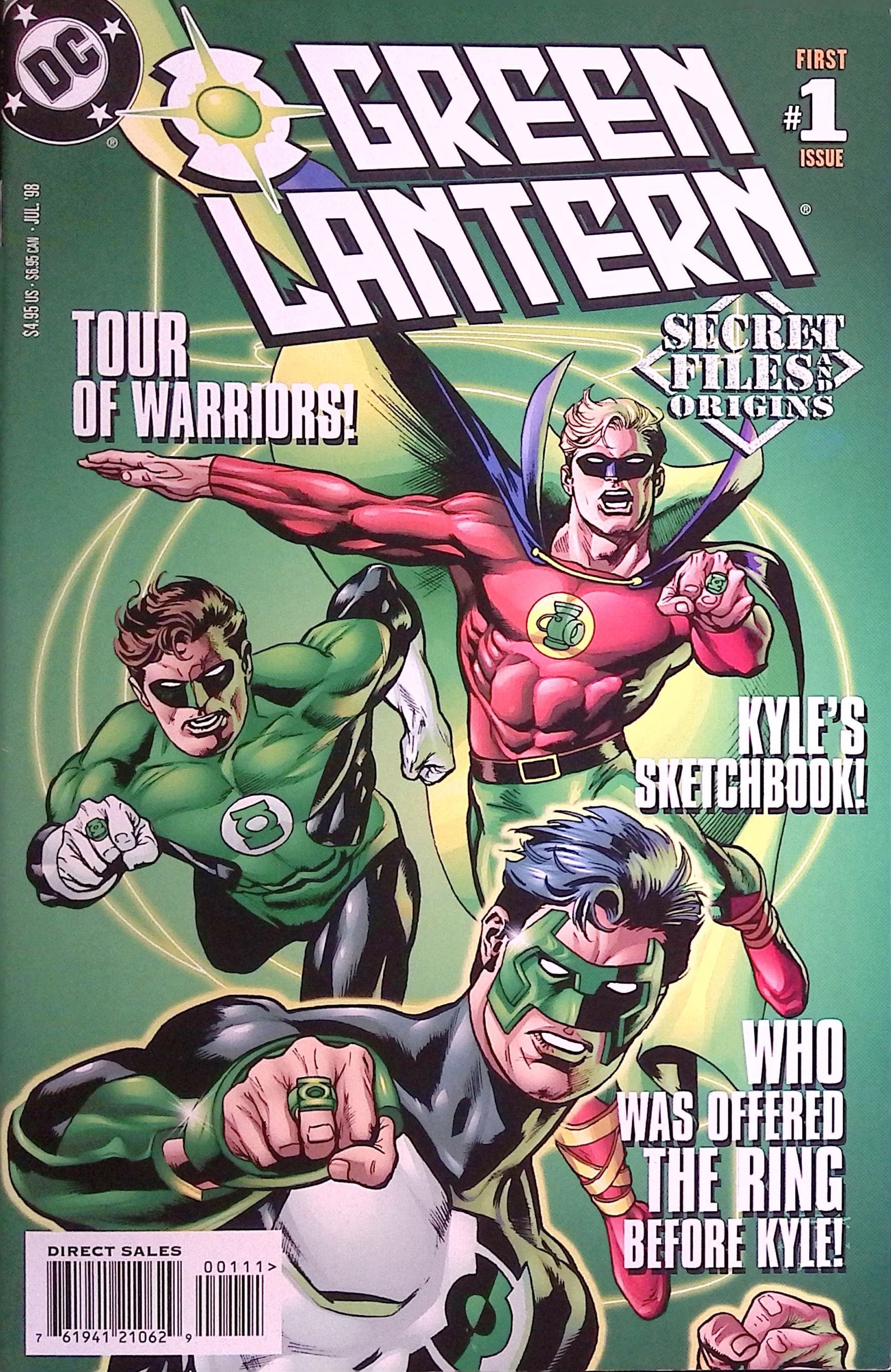Green Lantern Secret Files and Origins # 1 1998 NM-