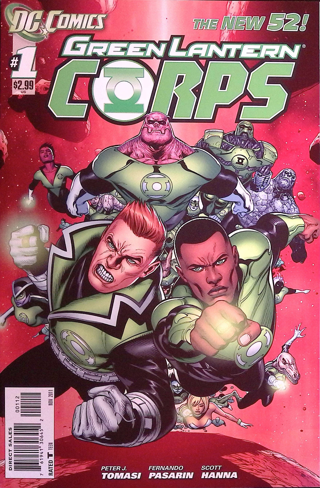 Green Lantern Corps # 1 Second Printing 2011 VF/NM