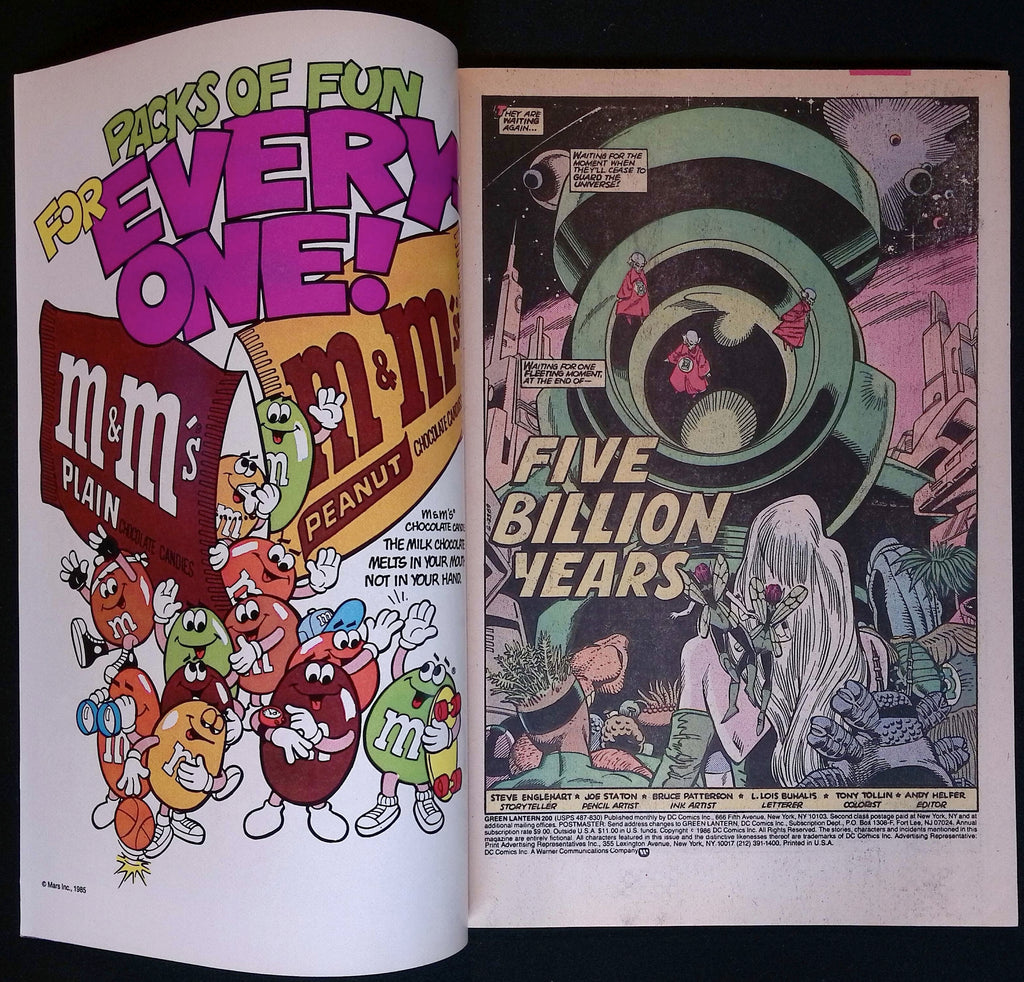 Green Lantern # 200 1986 VF/NM
