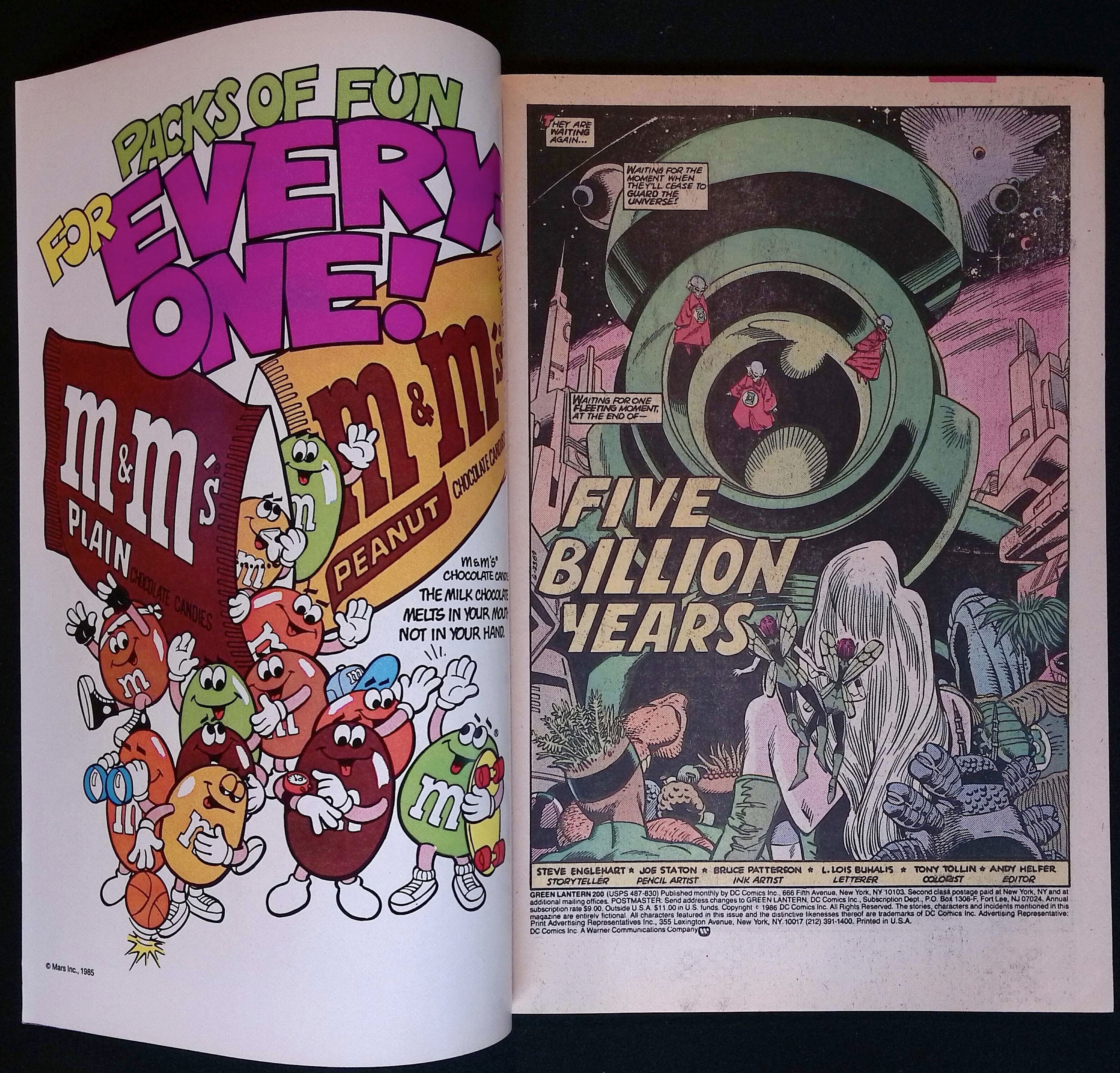 Green Lantern # 200 1986 VF/NM