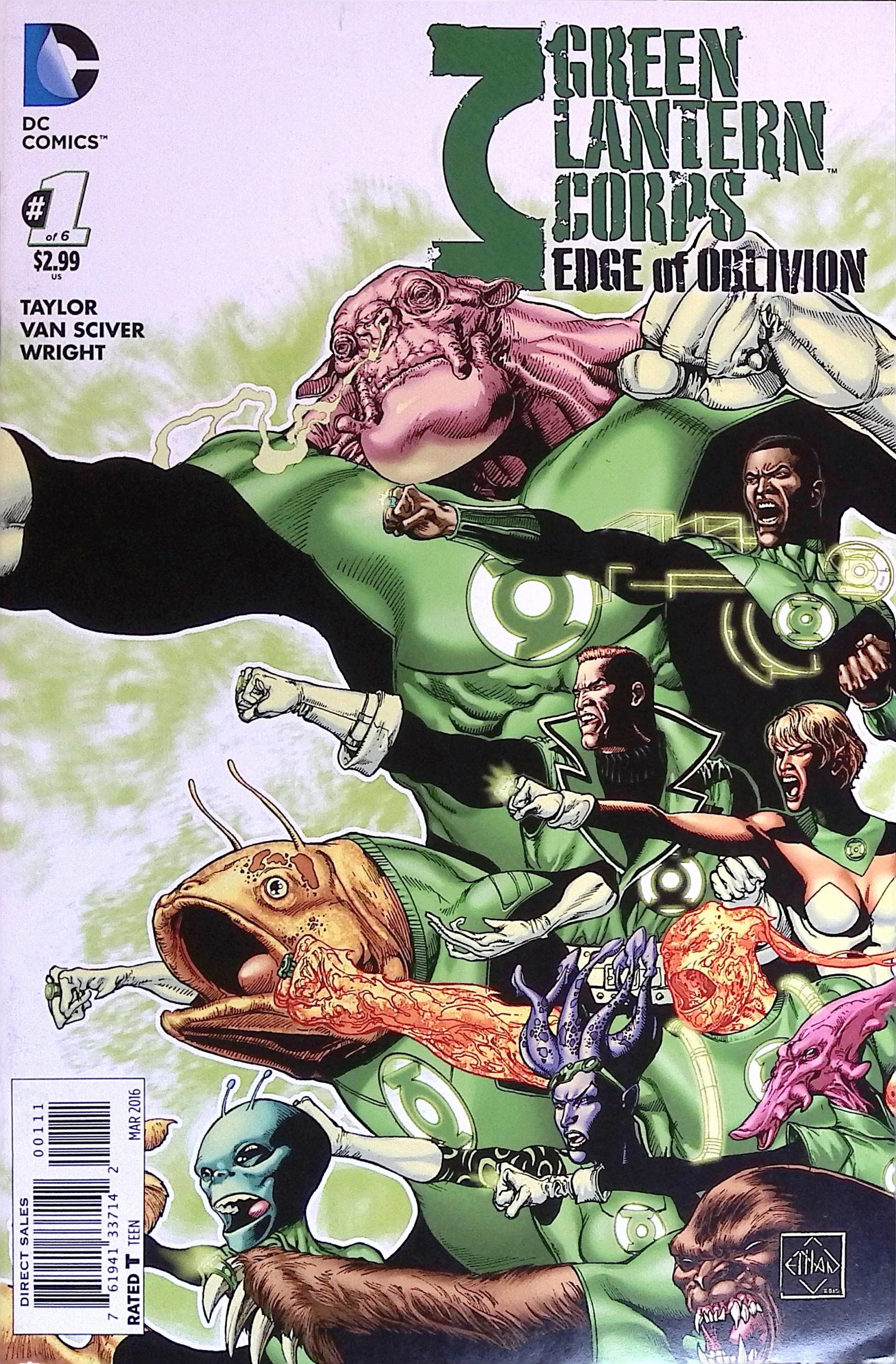 Green Lantern Corps: Edge of Oblivion # 1 2016 VF/NM