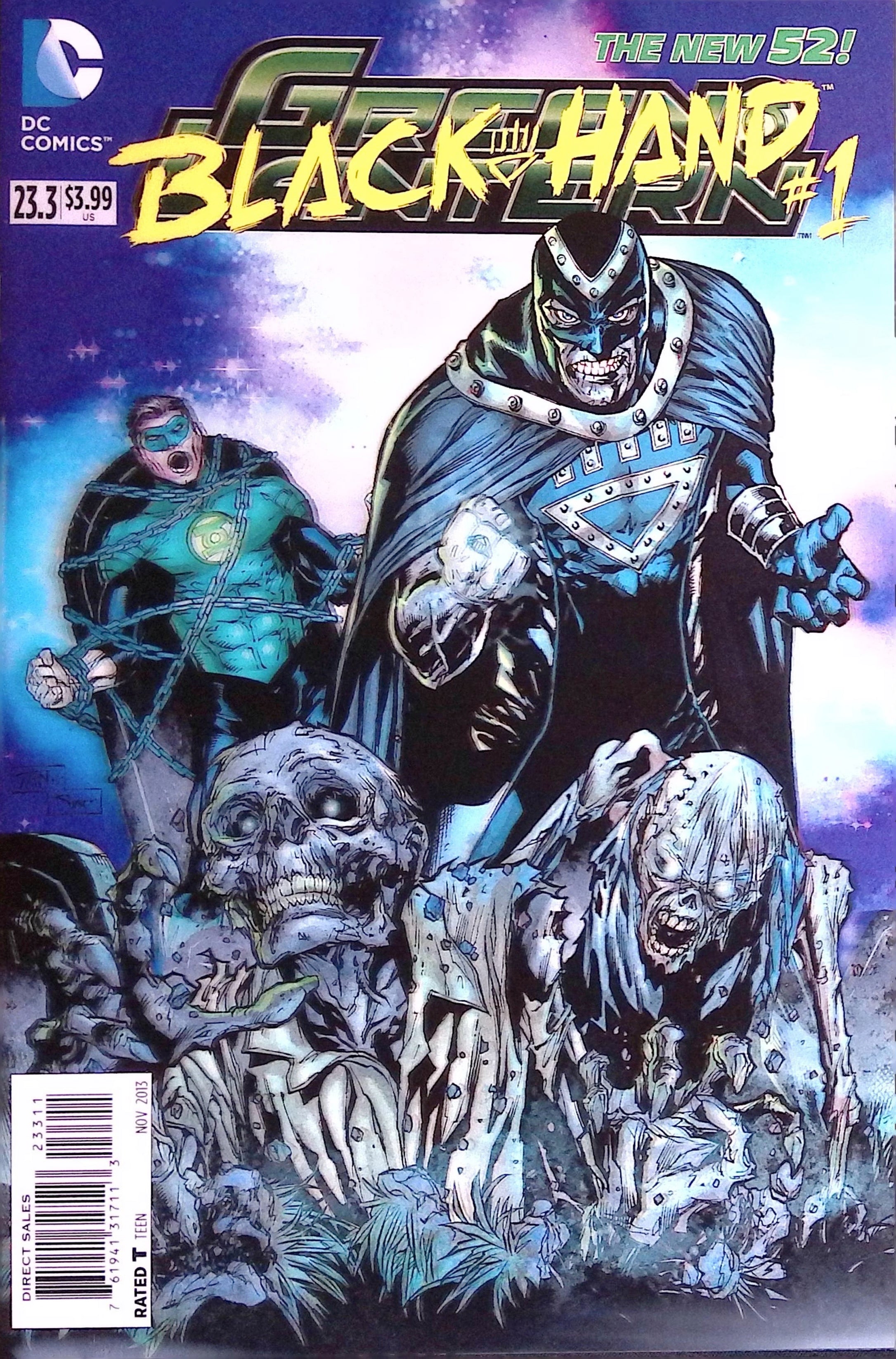 Green Lantern #23.3: Black Hand # 1 3D Lenticular Cover 2013 NM