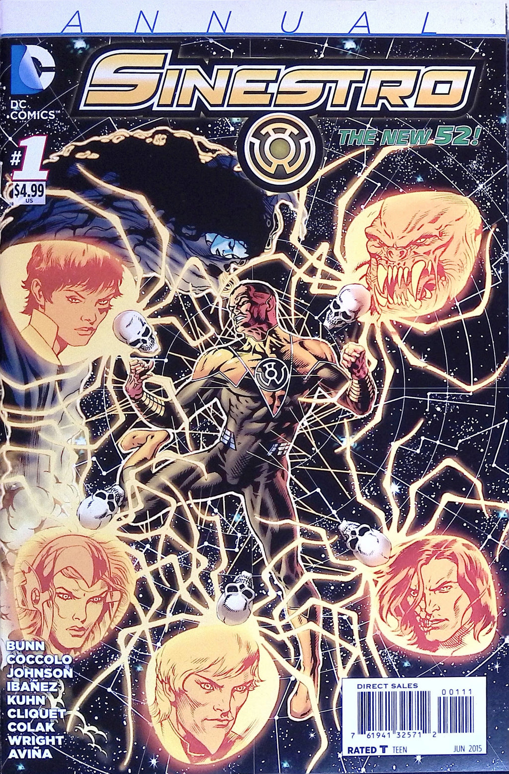 Sinestro Annual # 1 2015 NM-