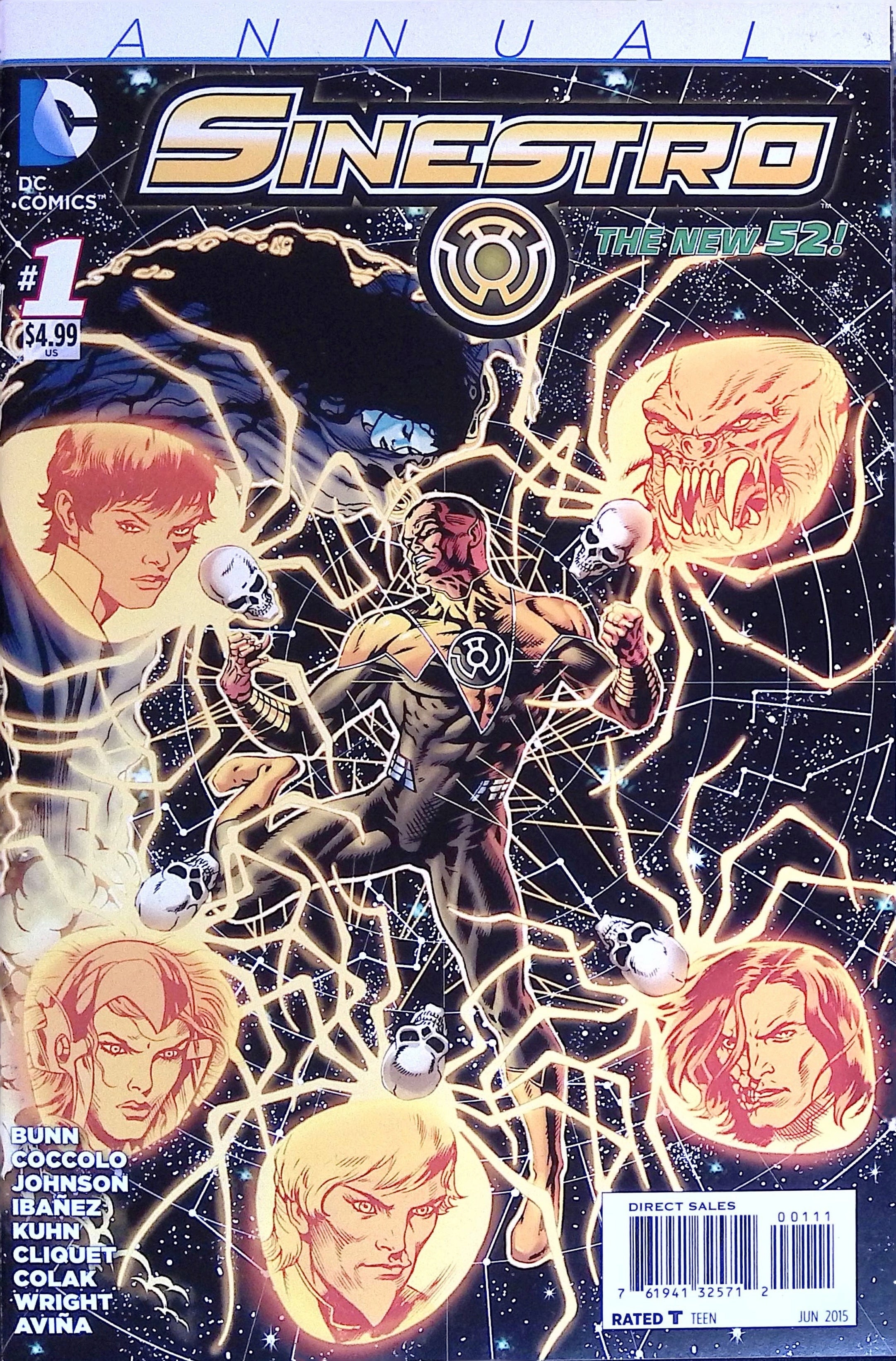 Sinestro Annual # 1 2015 NM-