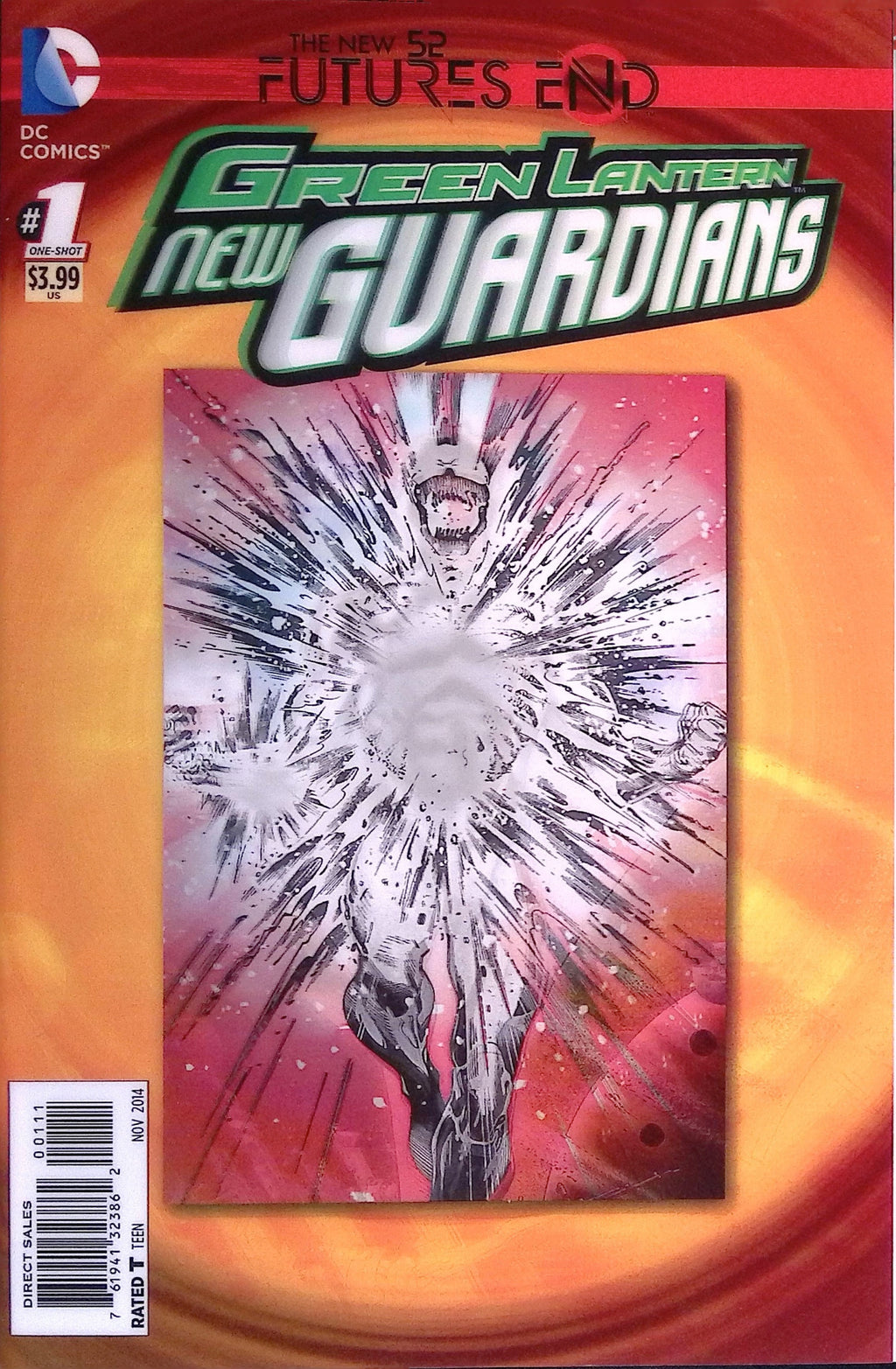 Green Lantern: New Guardians: Futures End #1 3D Lenticular Variant 2014 NM