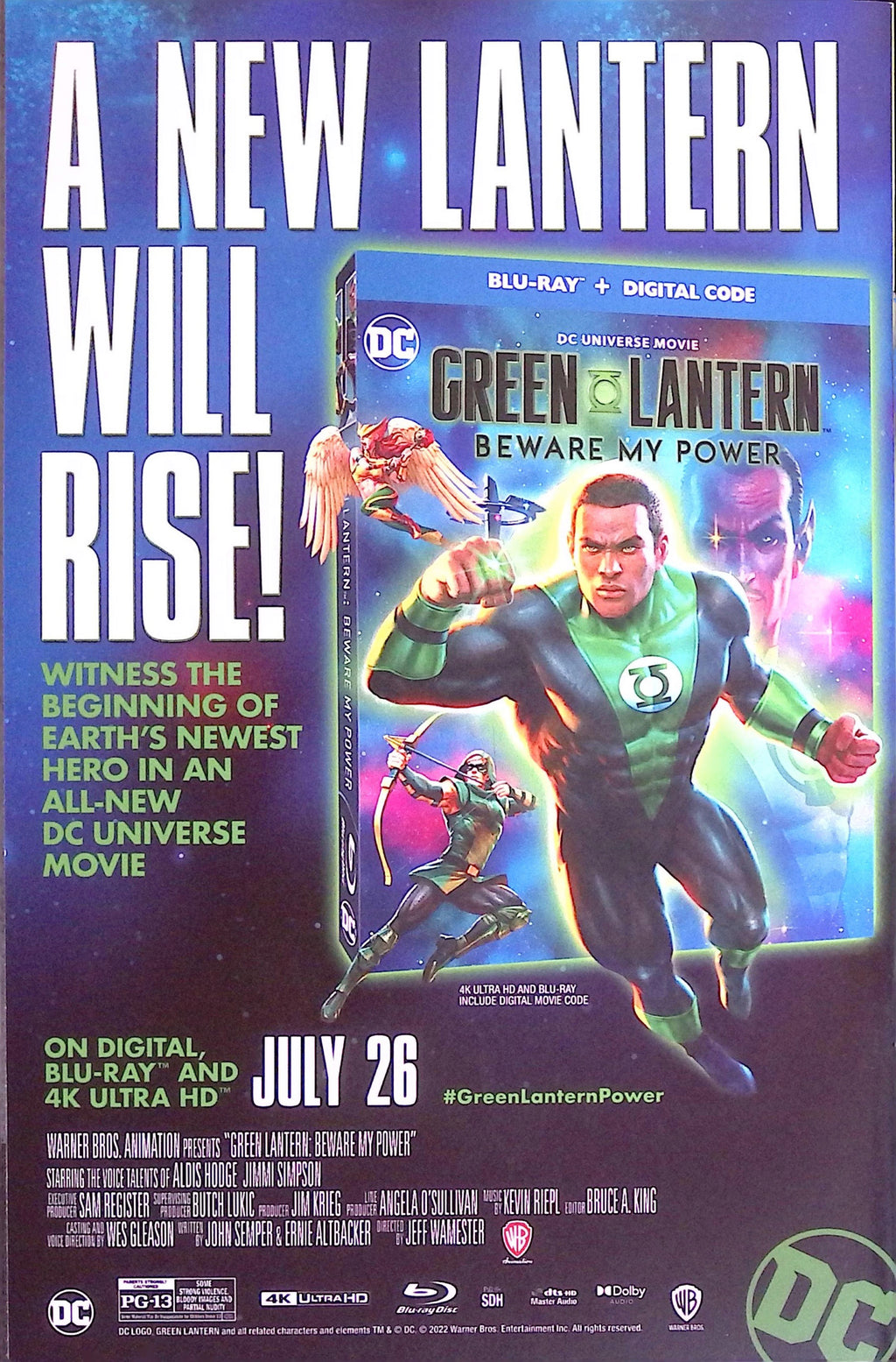 Dark Crisis: Worlds Without a Justice League - Green Lantern #1 2022 NM