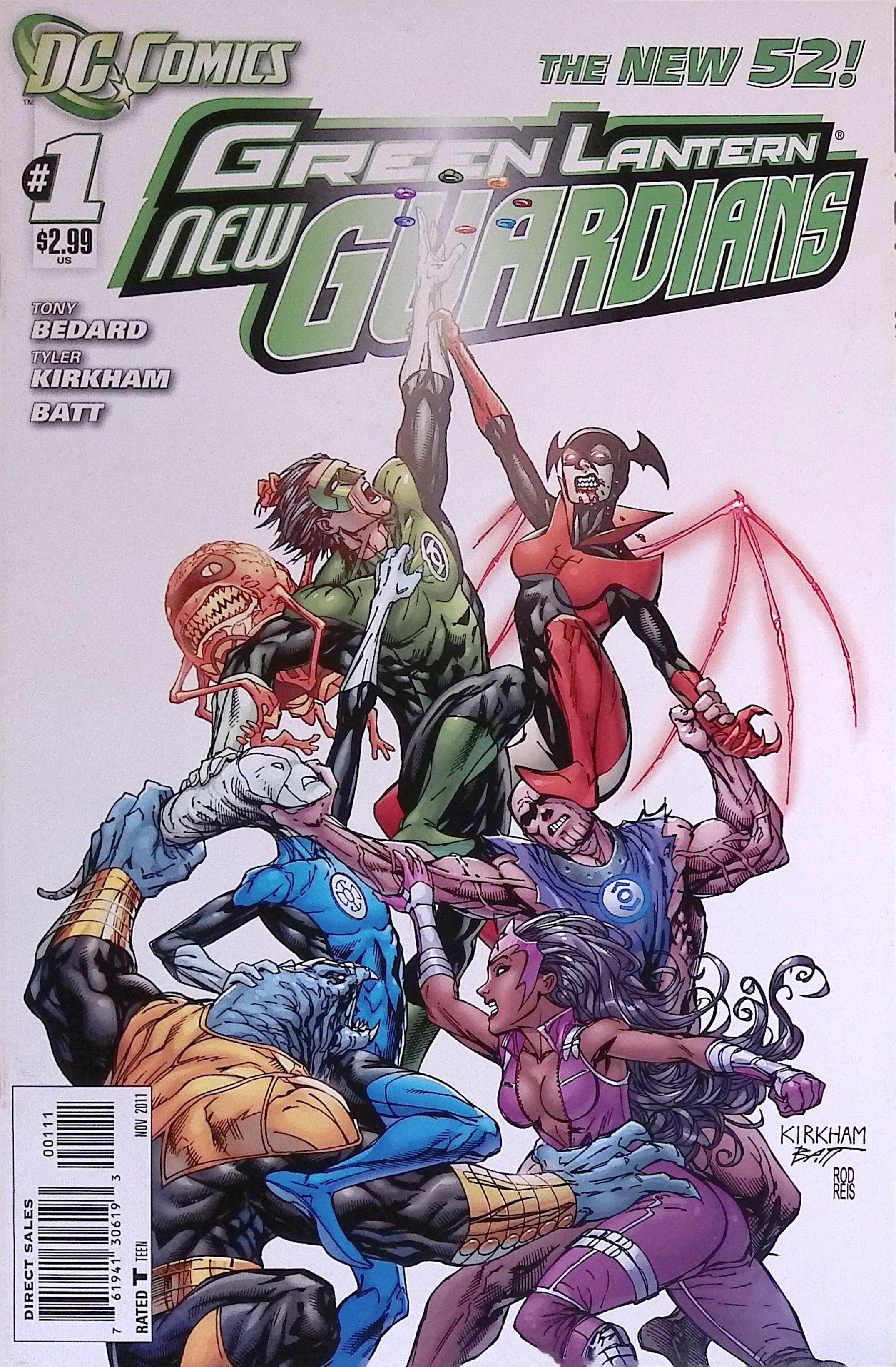 Green Lantern: New Guardians # 1 2011 NM-