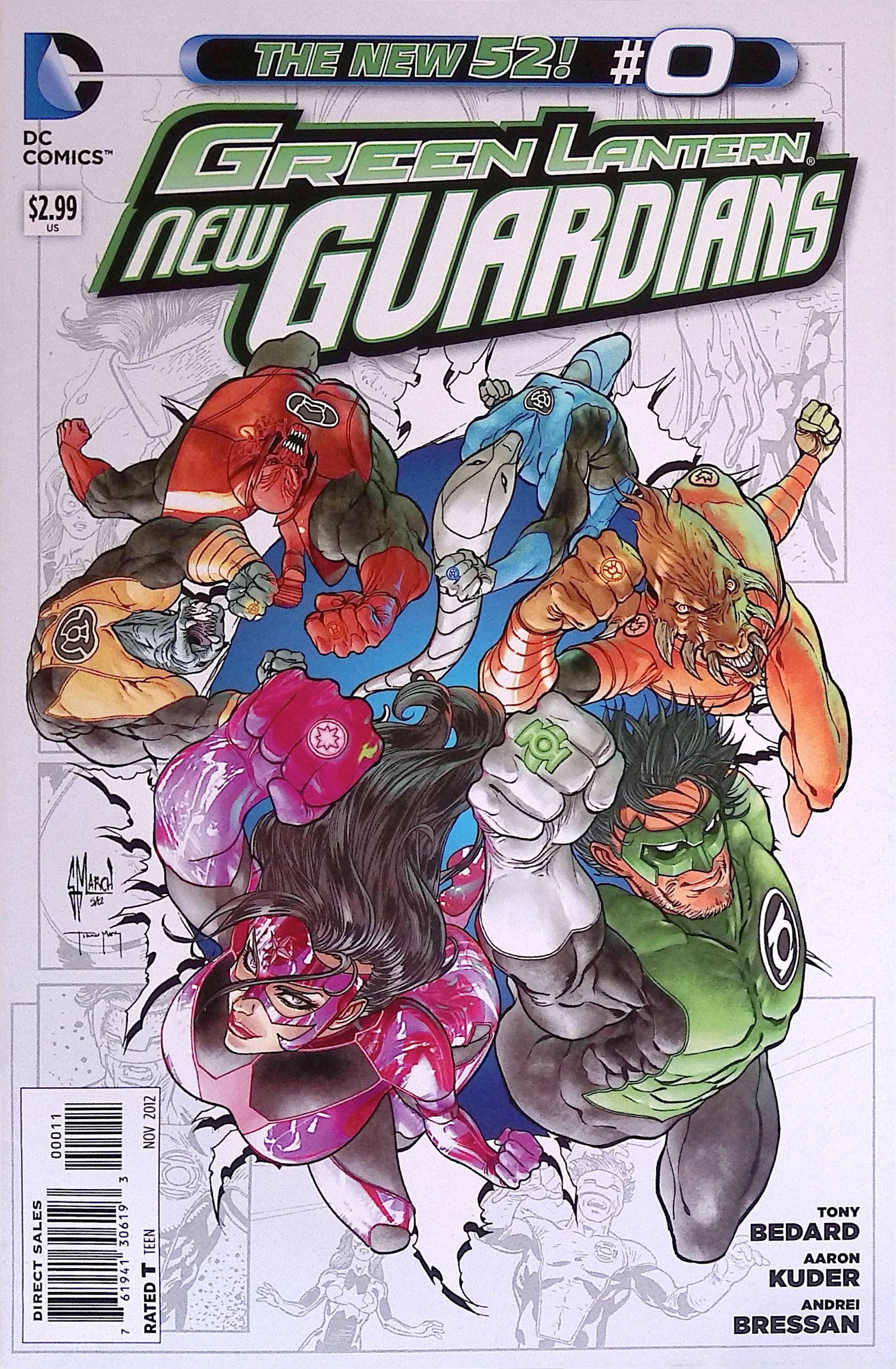 Green Lantern: New Guardians #0 2012 NM-