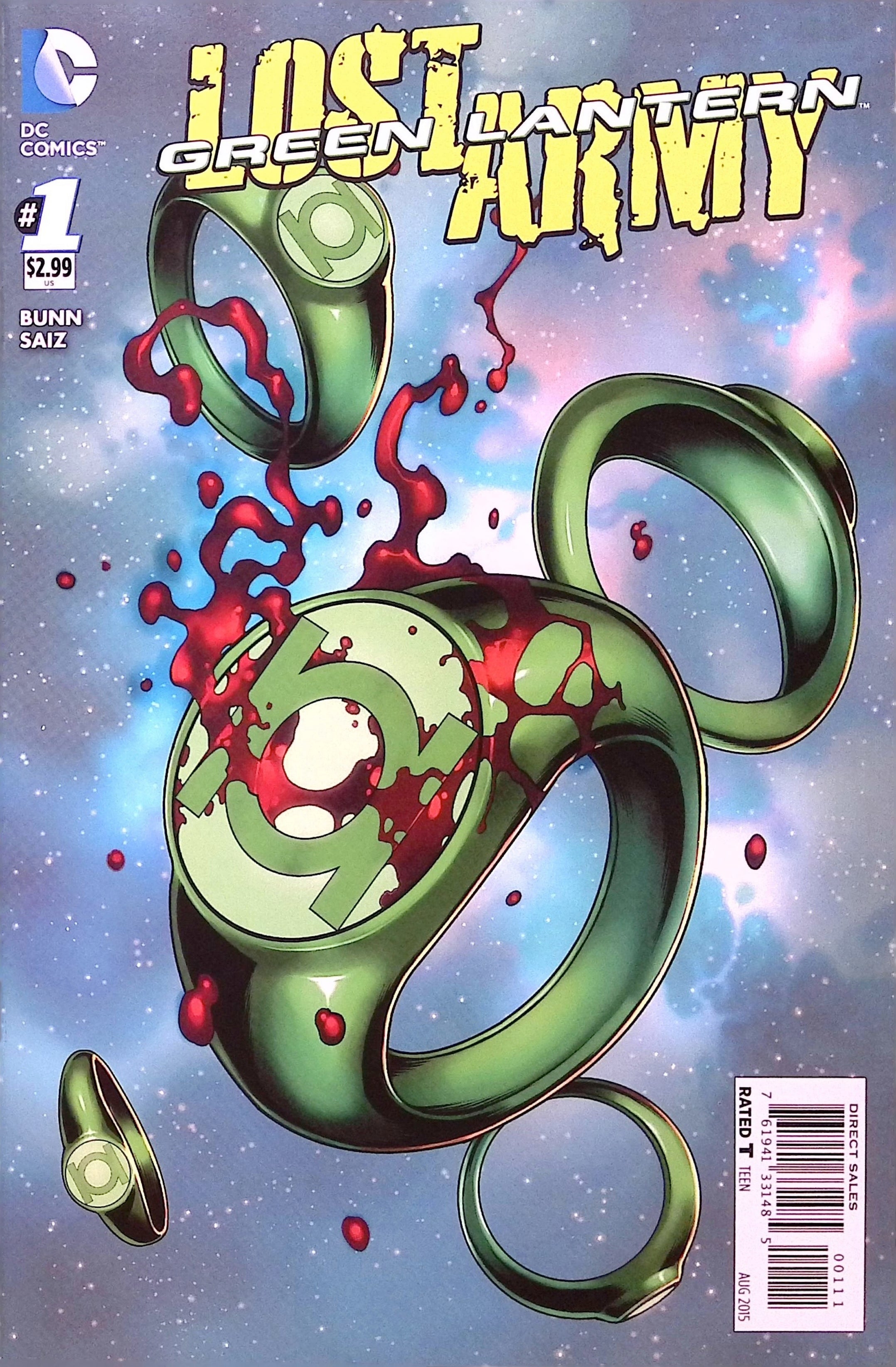 Green Lantern: The Lost Army # 1 2015 NM-