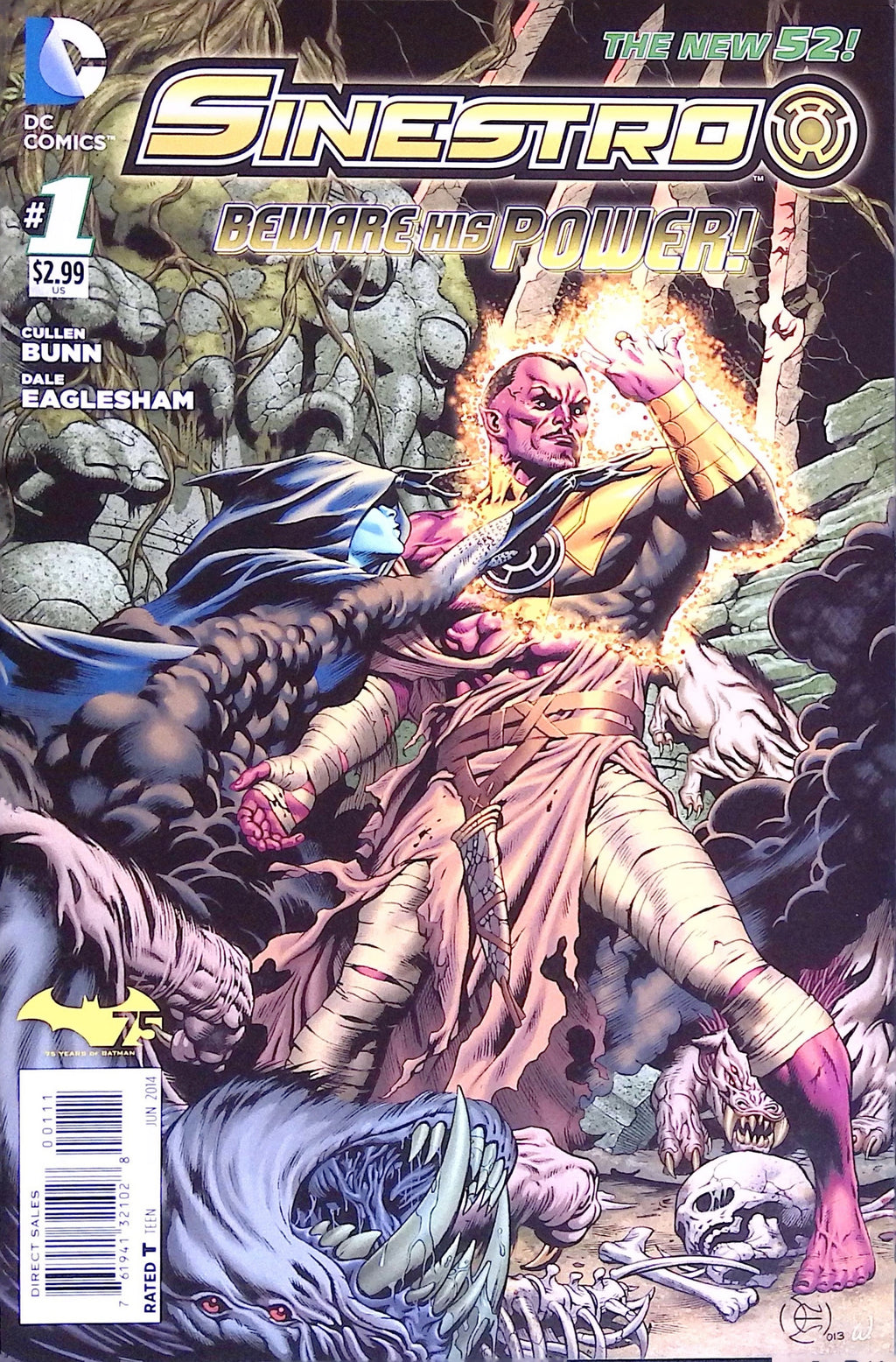 Sinestro #1 2014 NM